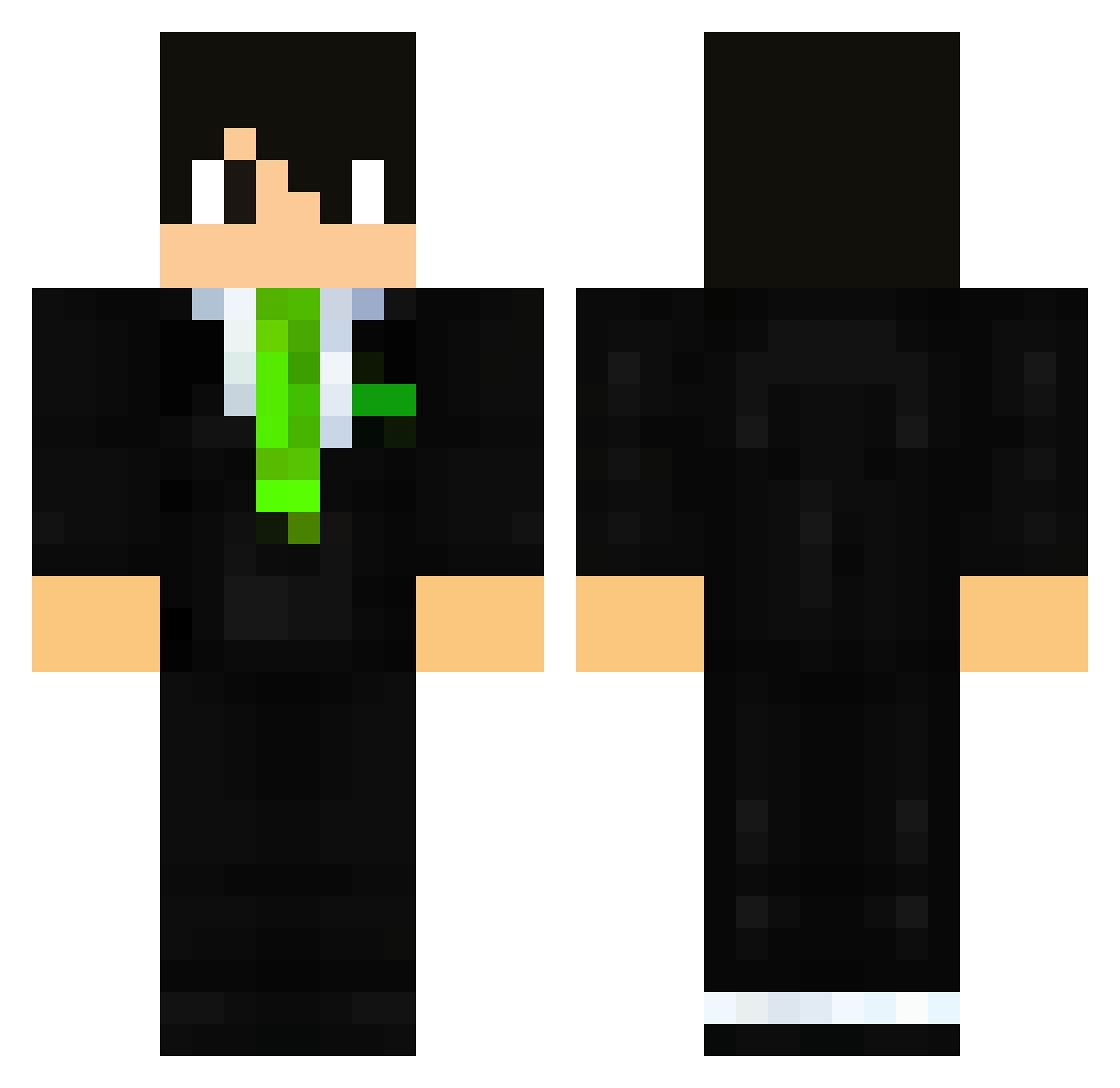 EdwardSt17 Minecraft skin, front and back view