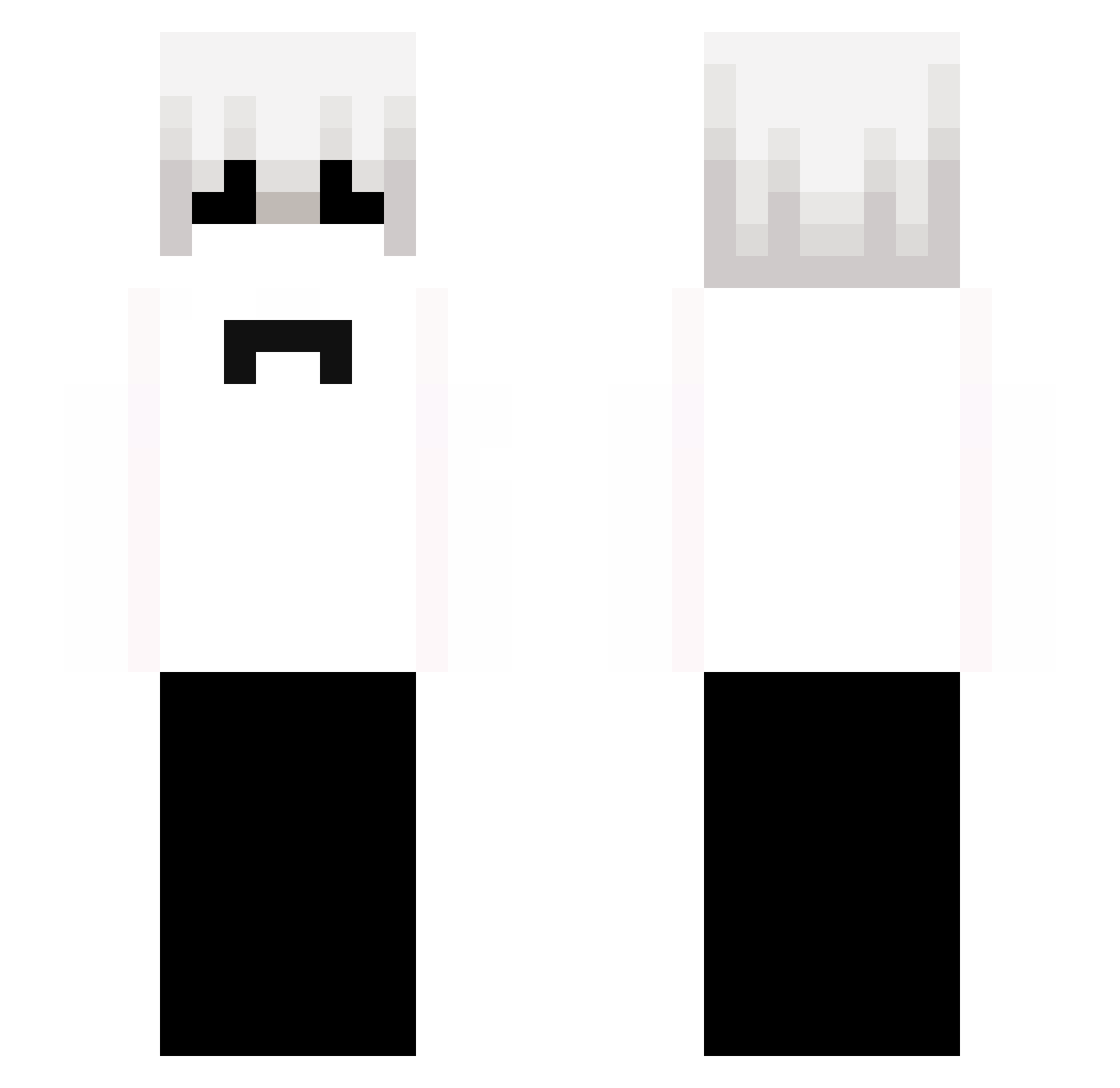 mallua_ Minecraft skin, front and back view
