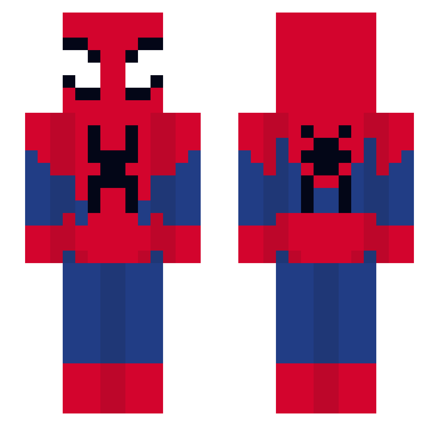 zzxgp_xxeqe Minecraft skin, front and back view