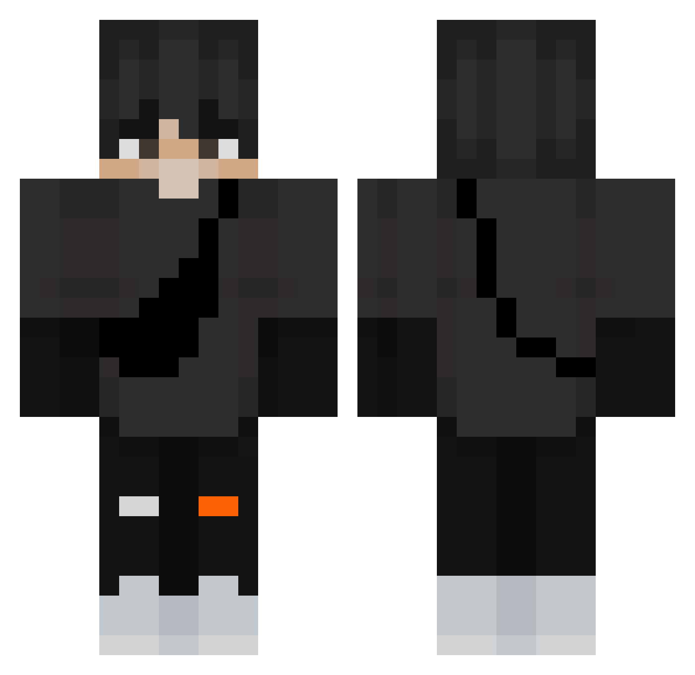 ivancol6 Minecraft skin, front and back view