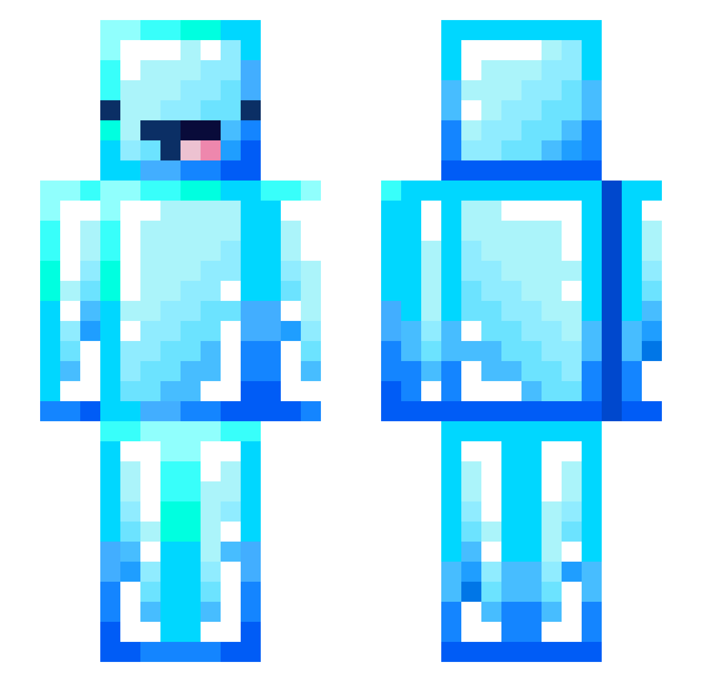 swep4ek Minecraft skin, front and back view
