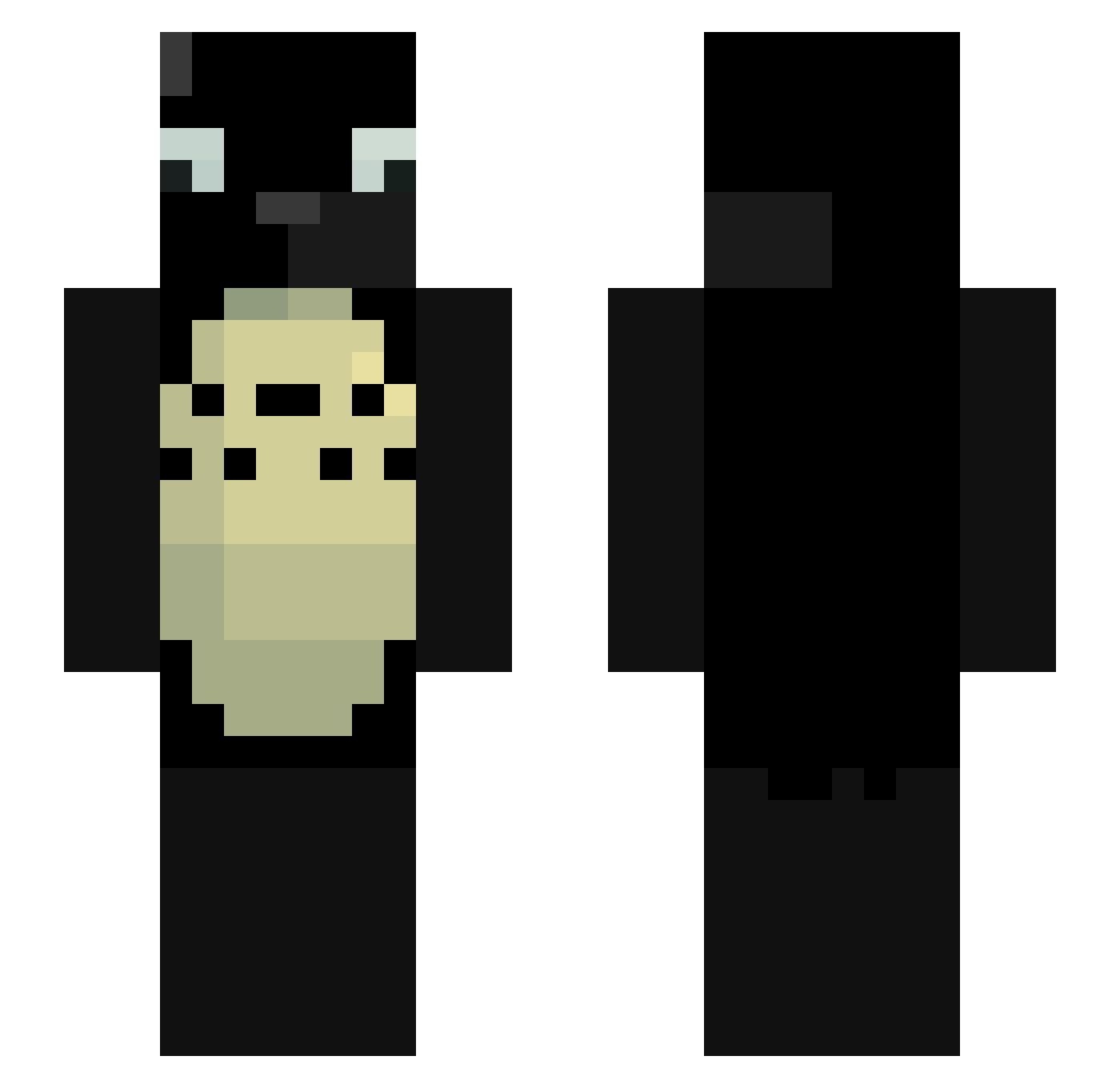 6g4s Minecraft skin, front and back view