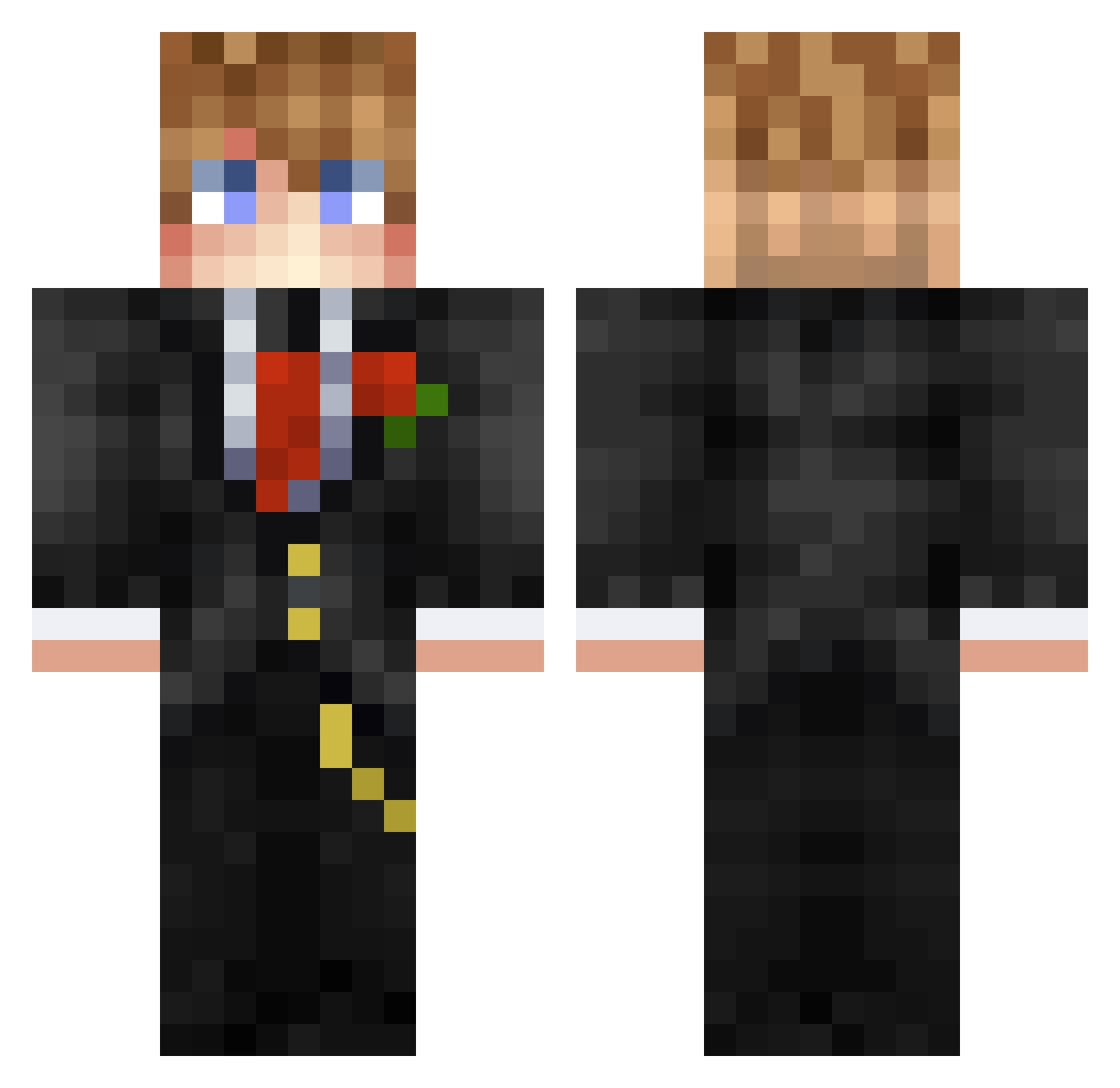 _Dadzis711_ Minecraft skin, front and back view