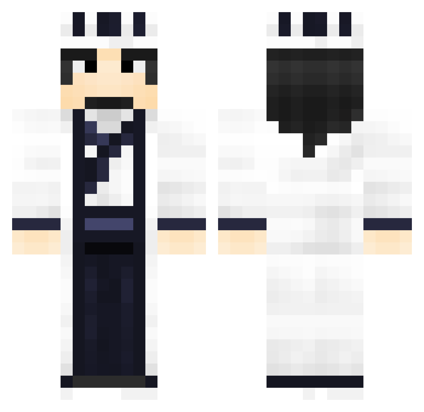 qqqaaawww Minecraft skin, front and back view