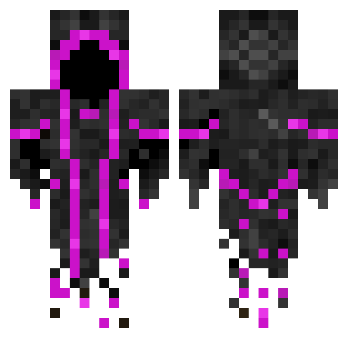 AngelOfDeath____ Minecraft skin, front and back view