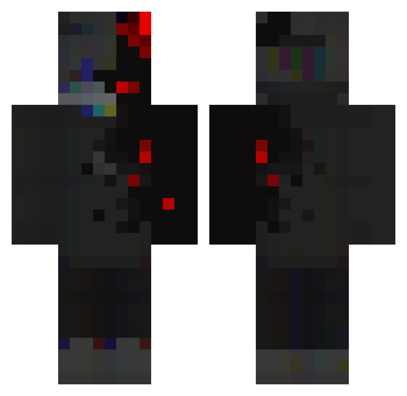 DaliborKralj Minecraft skin, front and back view