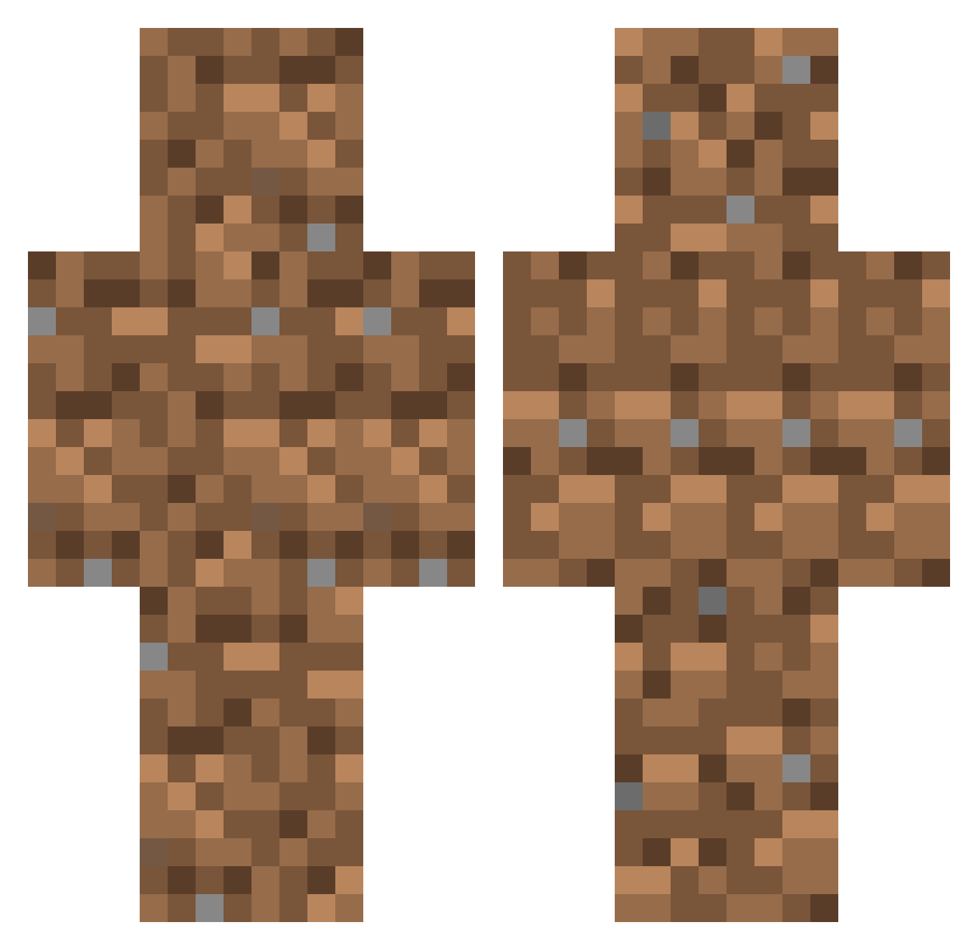 richie3322 Minecraft skin, front and back view