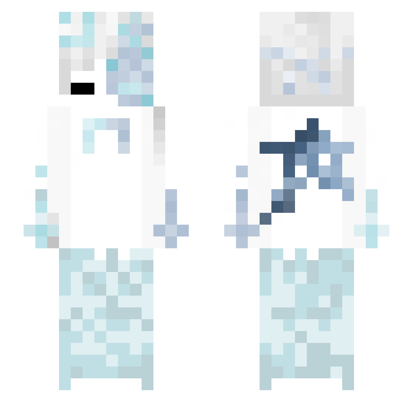 epochfx Minecraft skin, front and back view