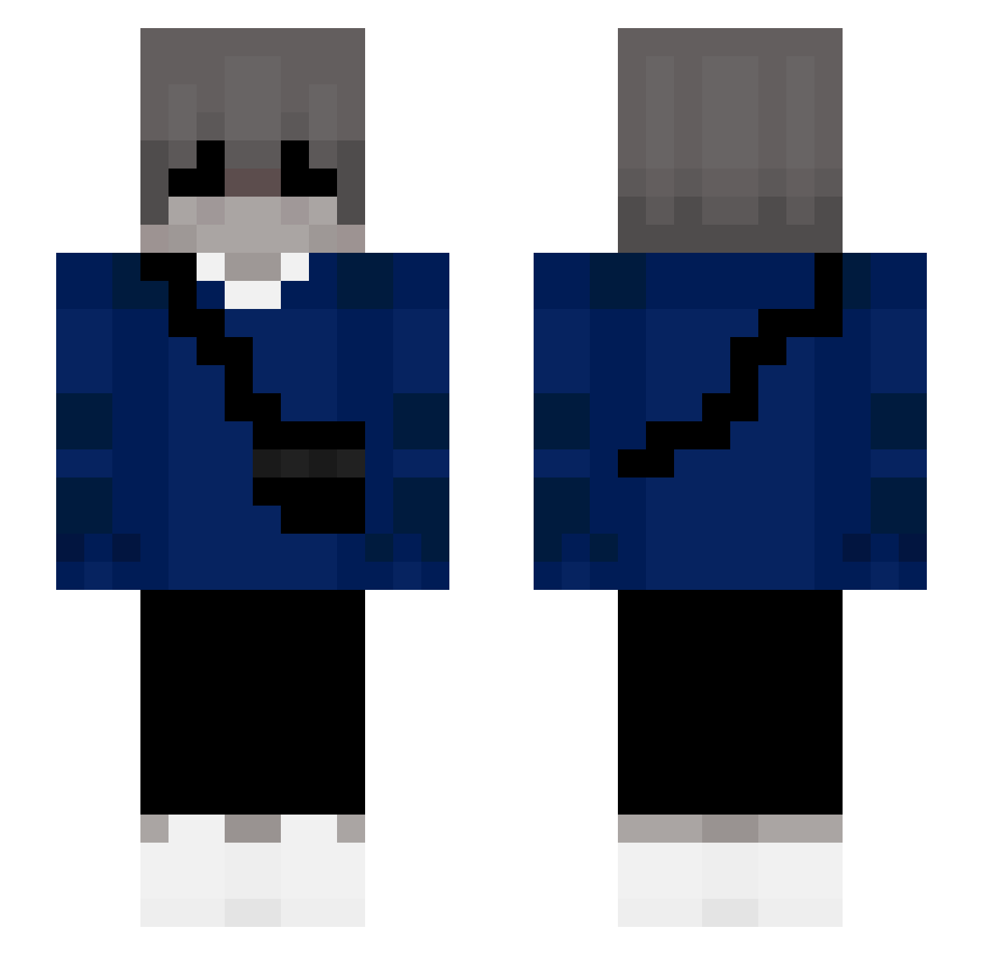zRevon Minecraft skin, front and back view