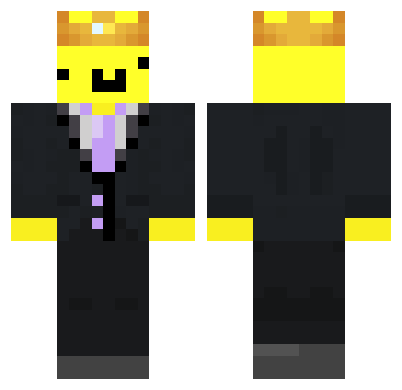 c230 Minecraft skin, front and back view