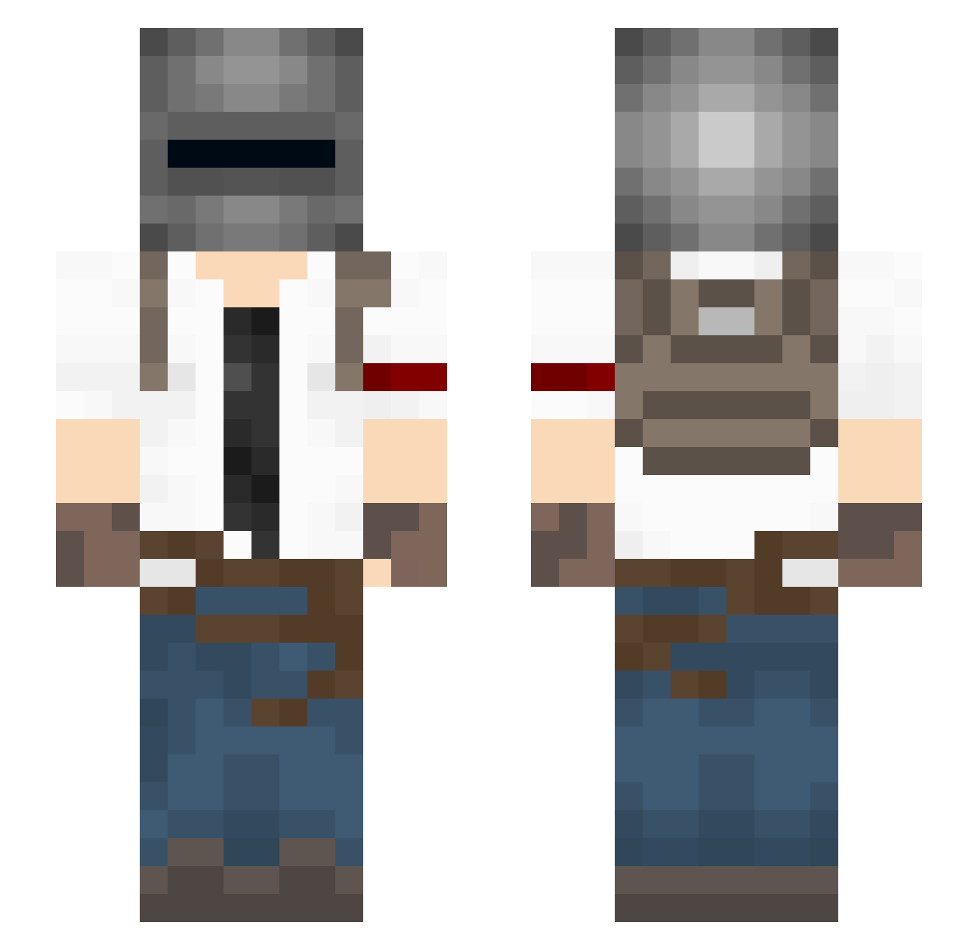 MrTruc111 Minecraft skin, front and back view