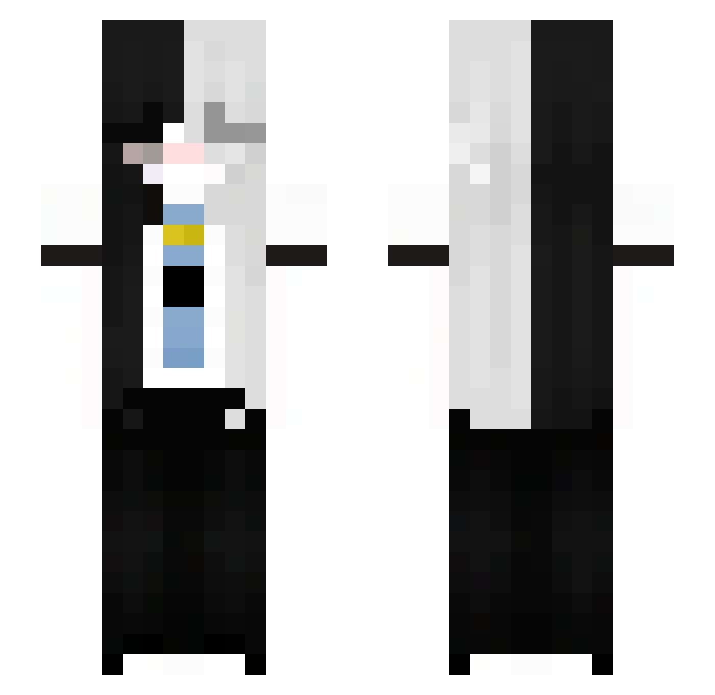 ImCamilaahh Minecraft skin, front and back view