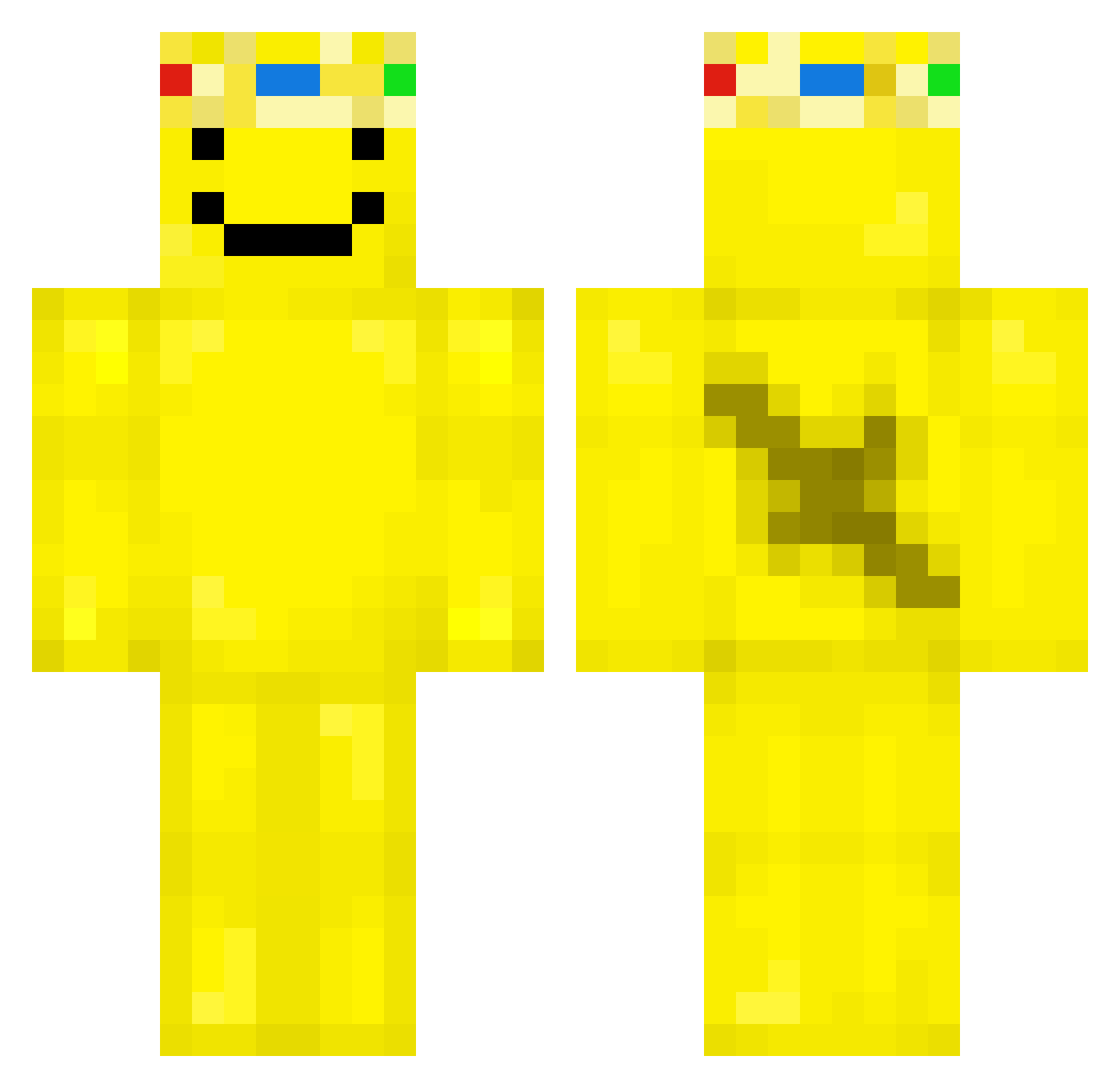 jefforeythetaco1 Minecraft skin, front and back view