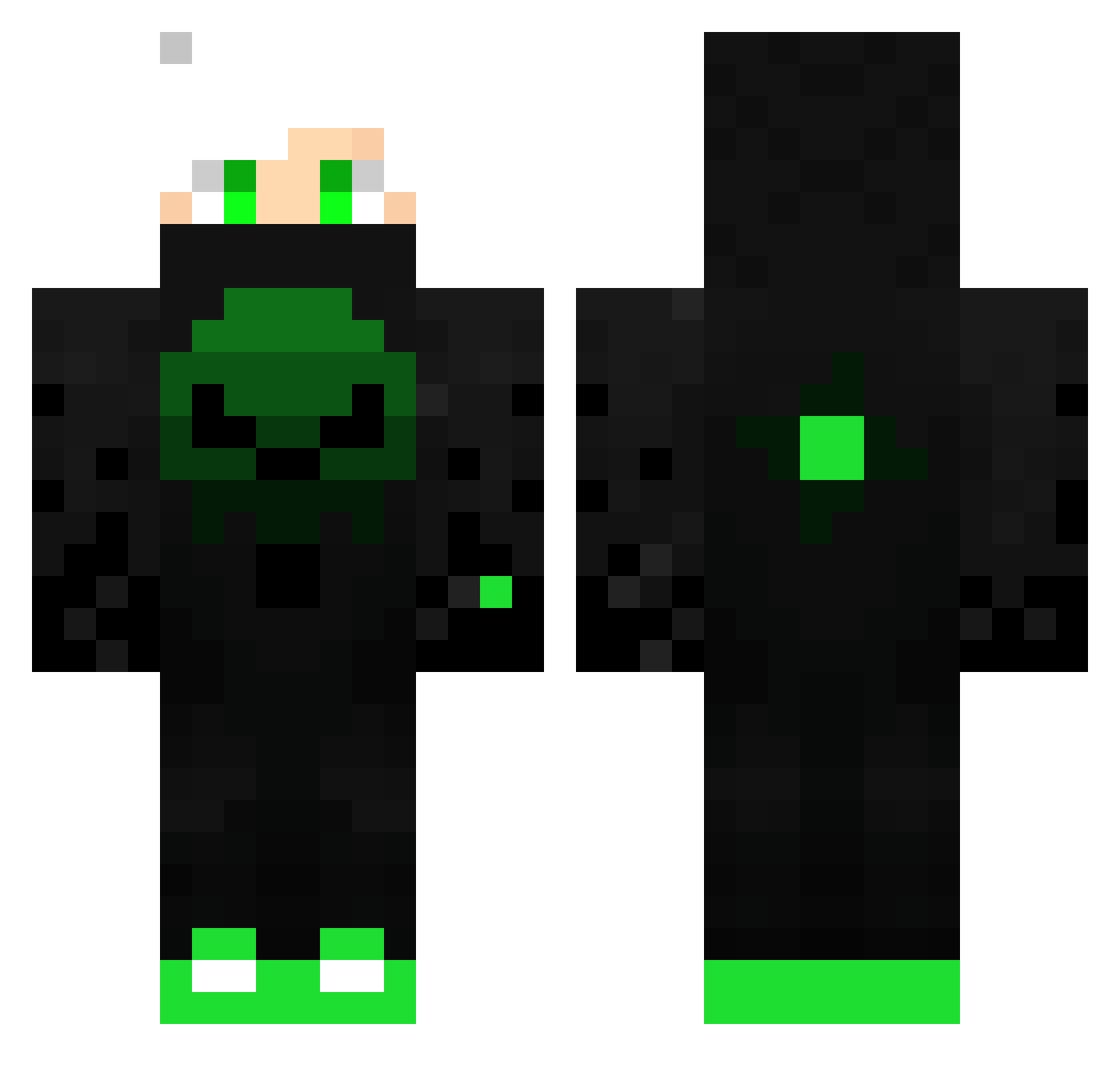 TIBY2024 Minecraft skin, front and back view