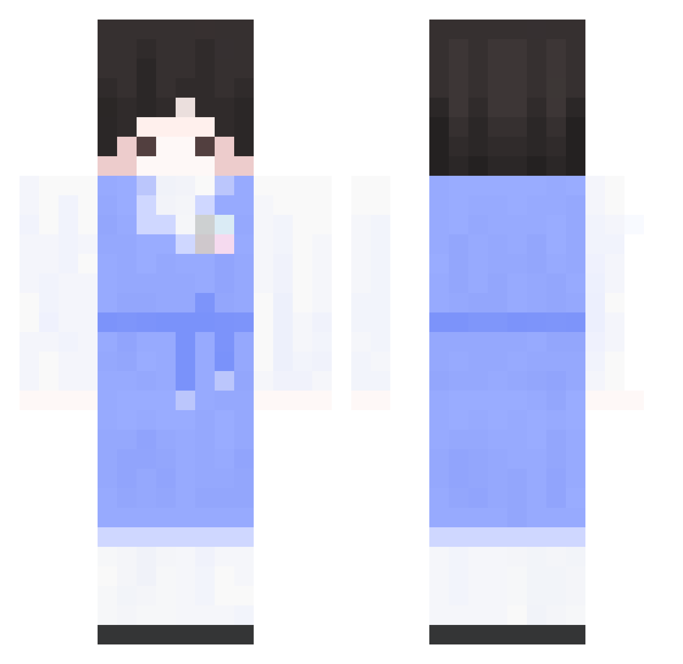 Horeng_ Minecraft skin, front and back view