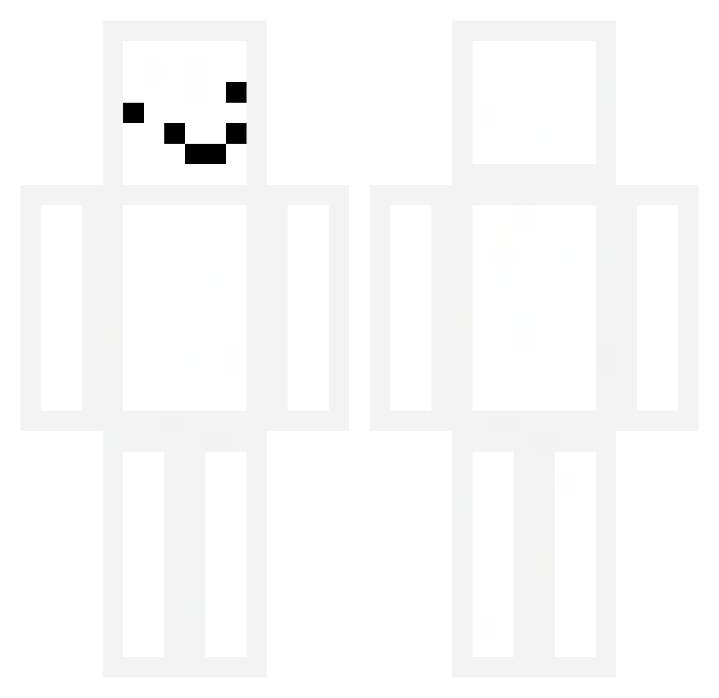 Guistiplei Minecraft skin, front and back view
