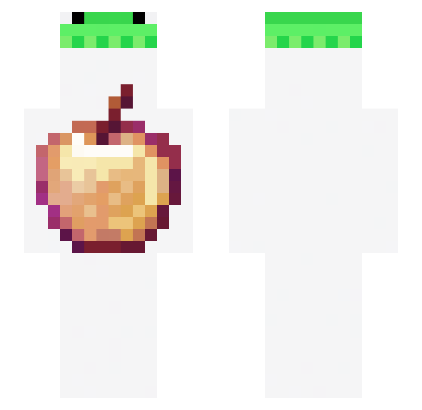 Wiliko Minecraft skin, front and back view
