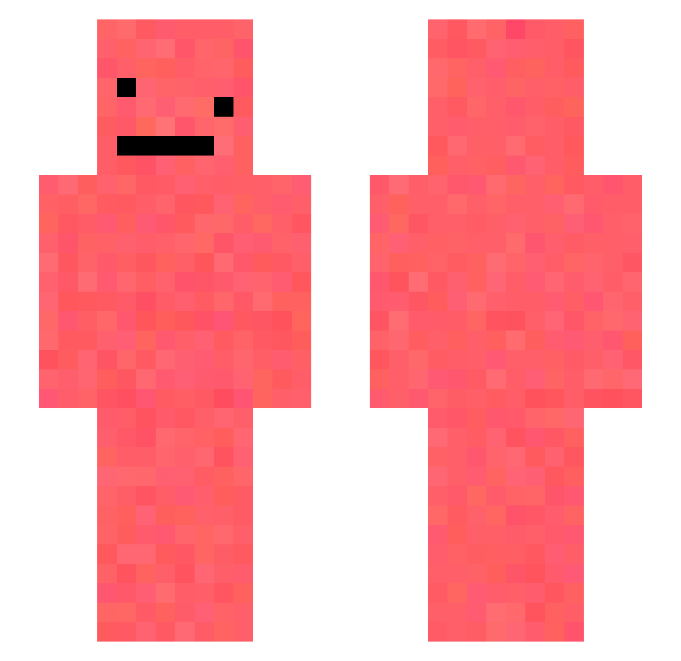 Savage_Jake Minecraft skin, front and back view