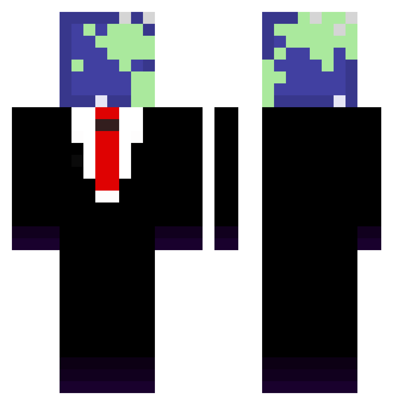 icedog11122 Minecraft skin, front and back view