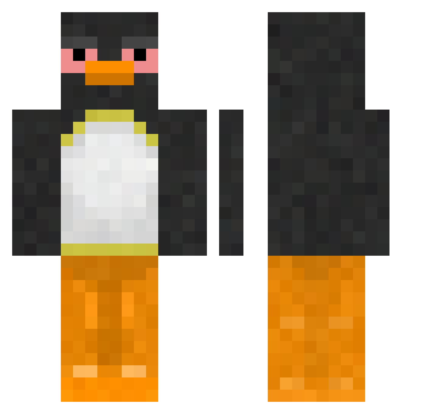 lolgamer9273 Minecraft skin, front and back view