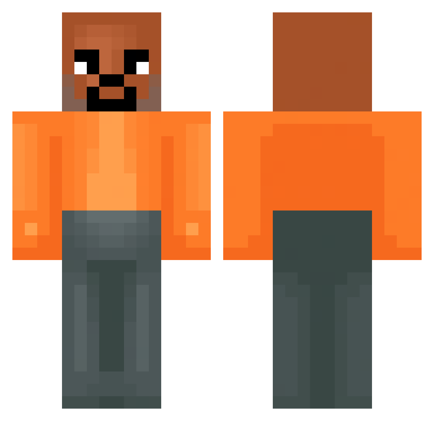 mmaarrkkuuss Minecraft skin, front and back view