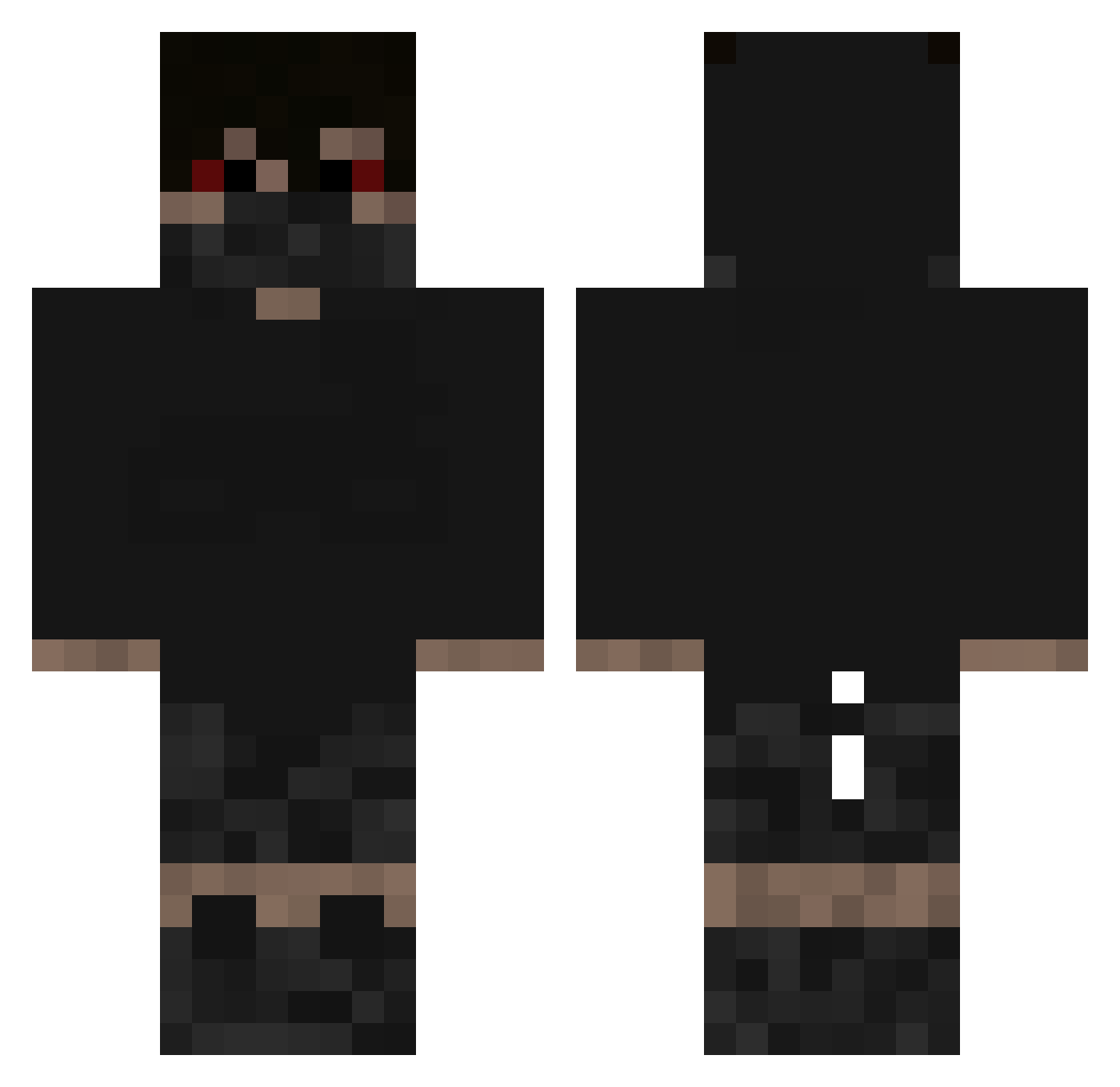 tropeuhhhh Minecraft skin, front and back view