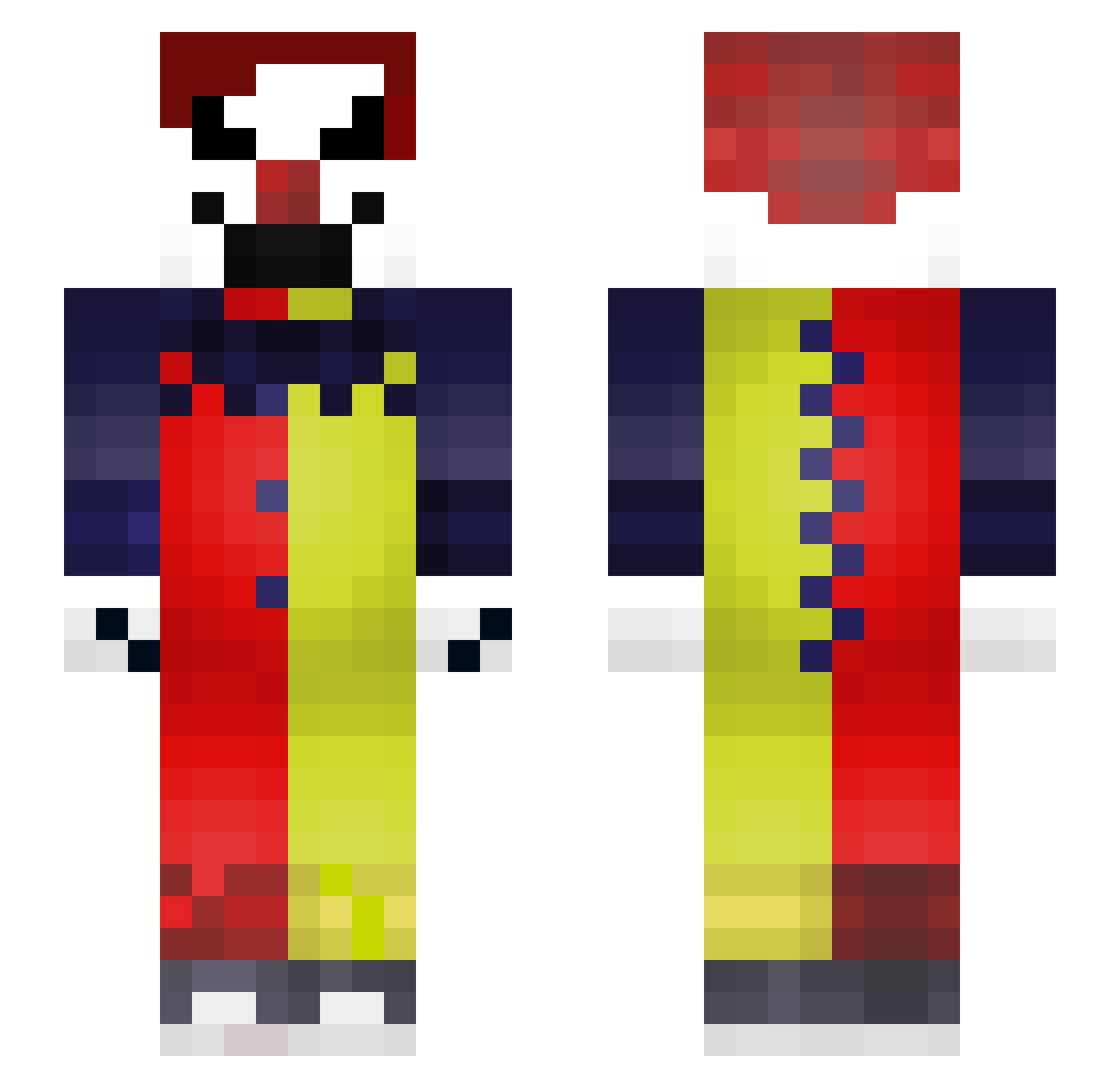 chefGil2004 Minecraft skin, front and back view