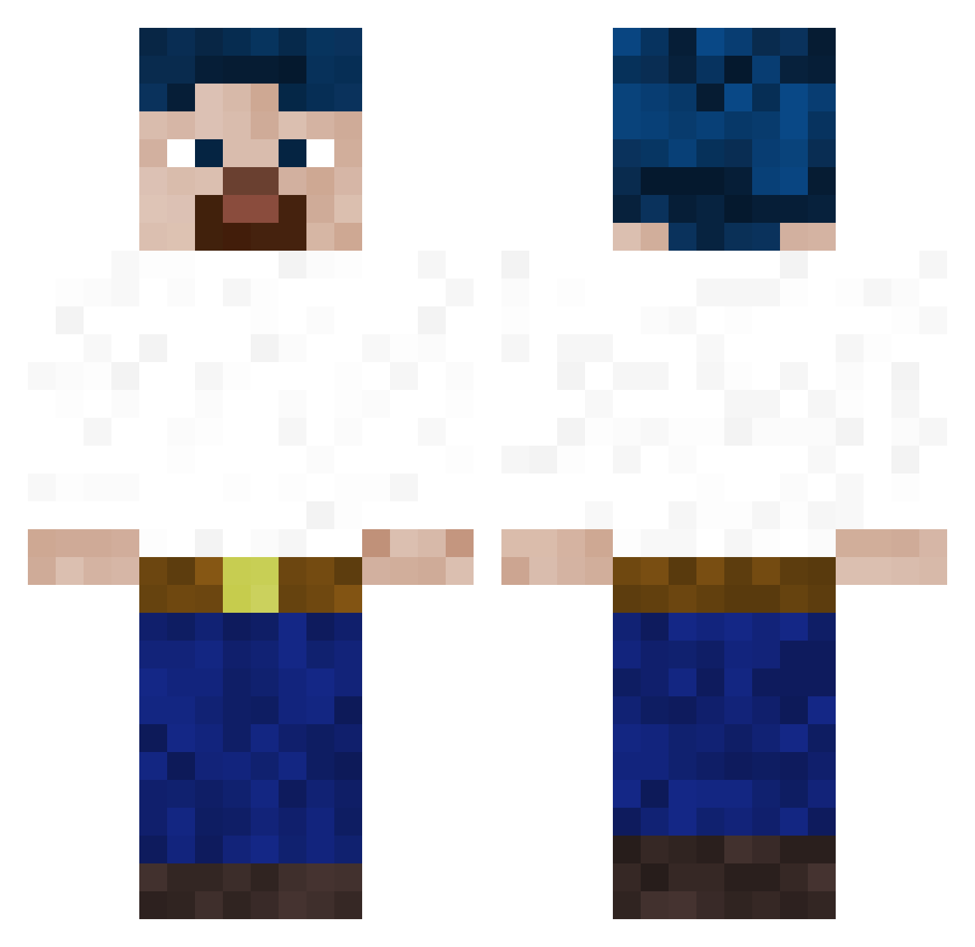 GenjutsuisEpic Minecraft skin, front and back view