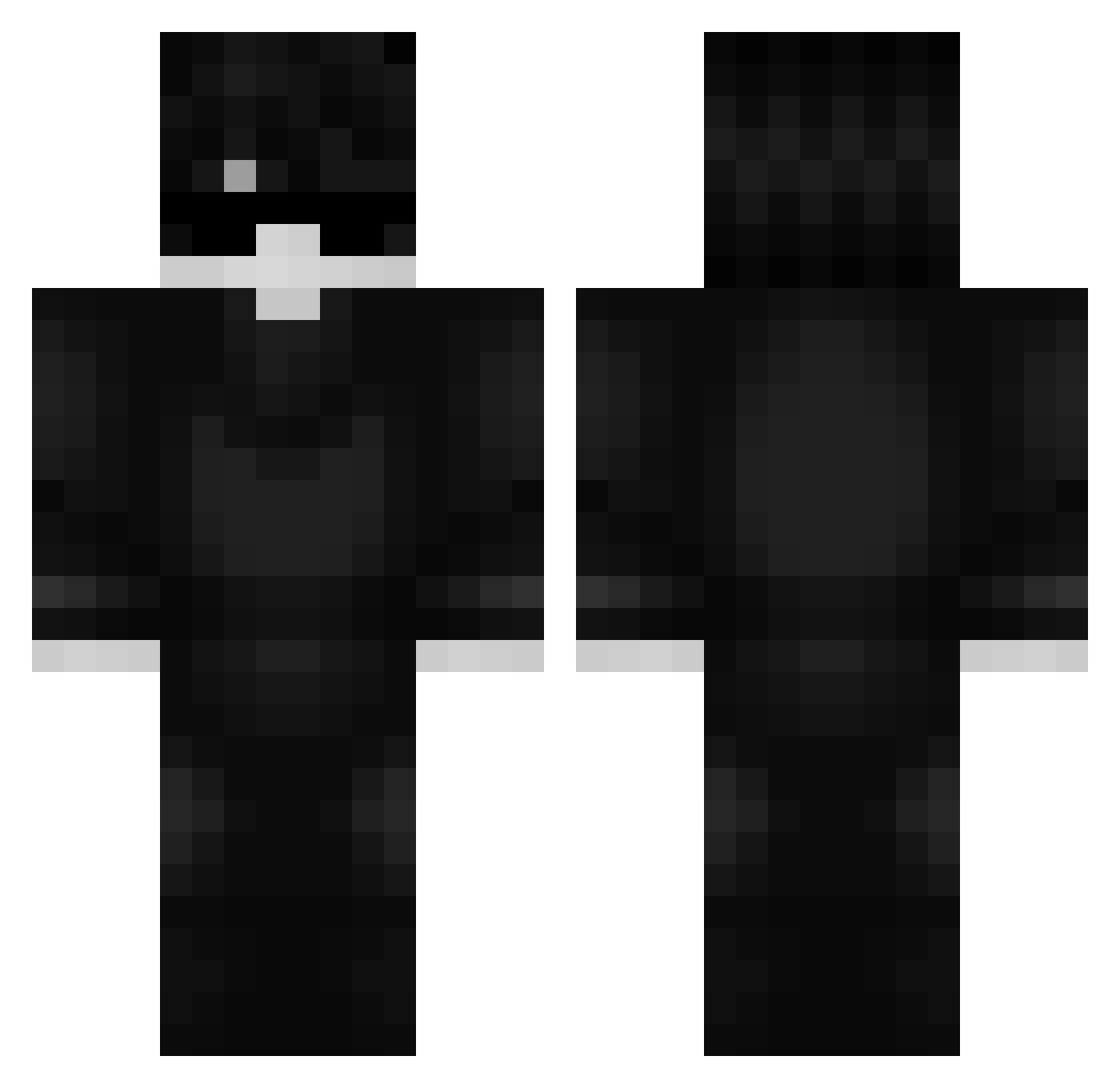 jjamesbond007 Minecraft skin, front and back view
