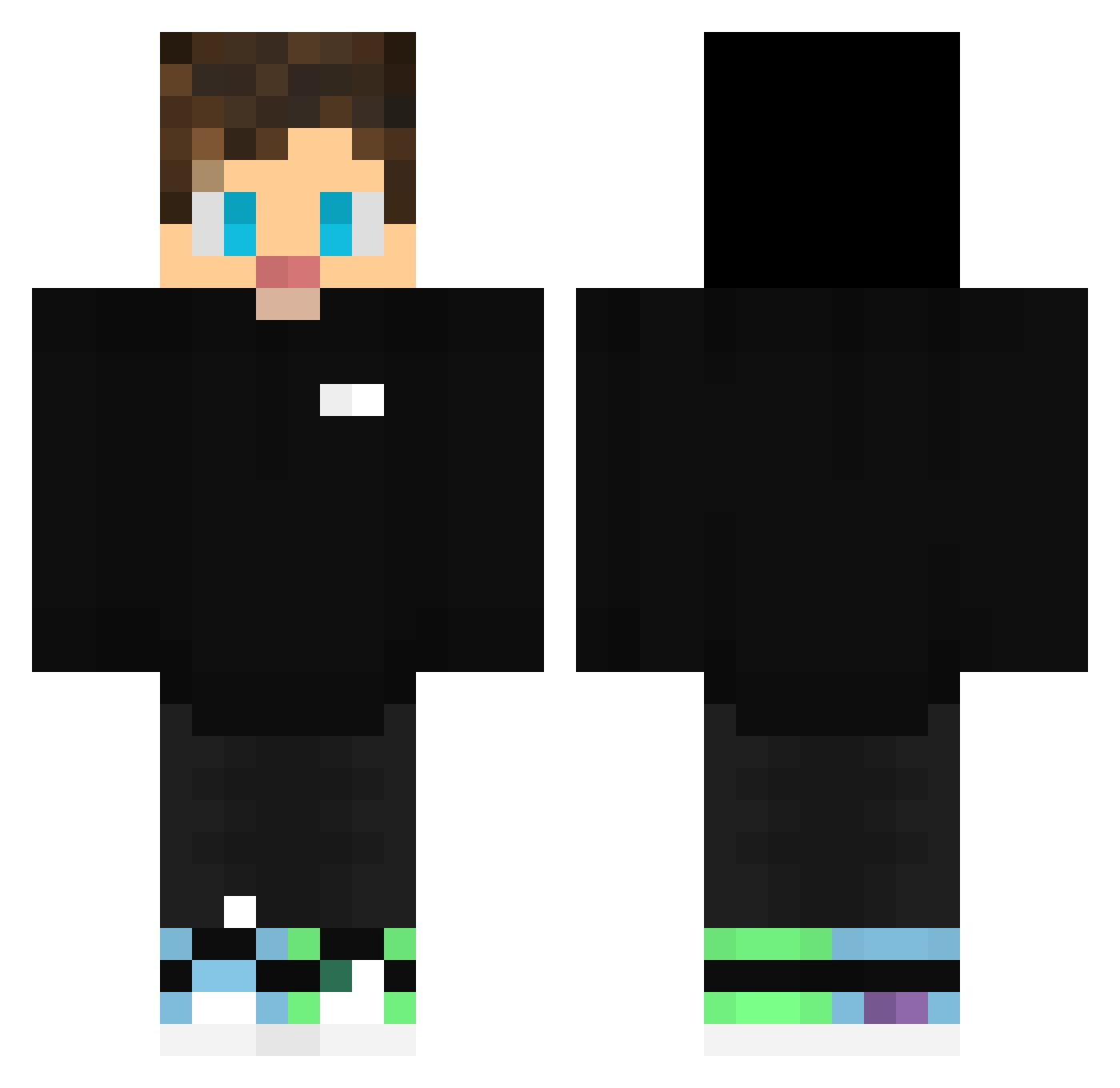 M4rcoJr Minecraft skin, front and back view
