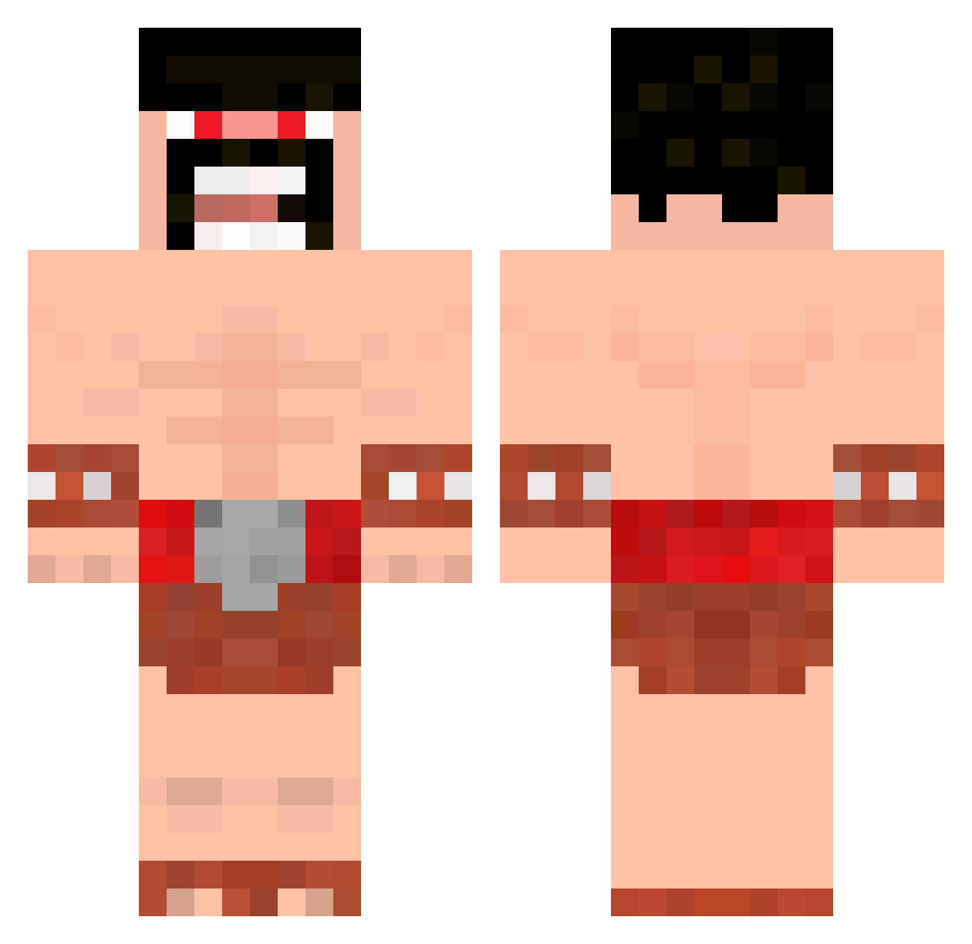 Scoober_3 Minecraft skin, front and back view