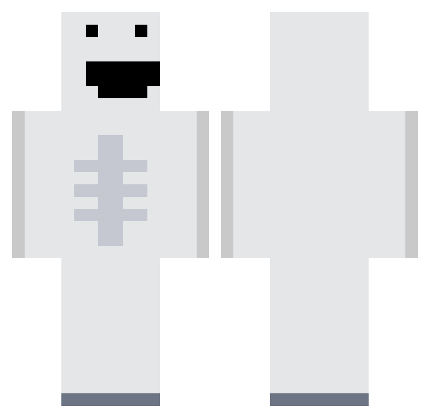 banana_oo_yoo Minecraft skin, front and back view