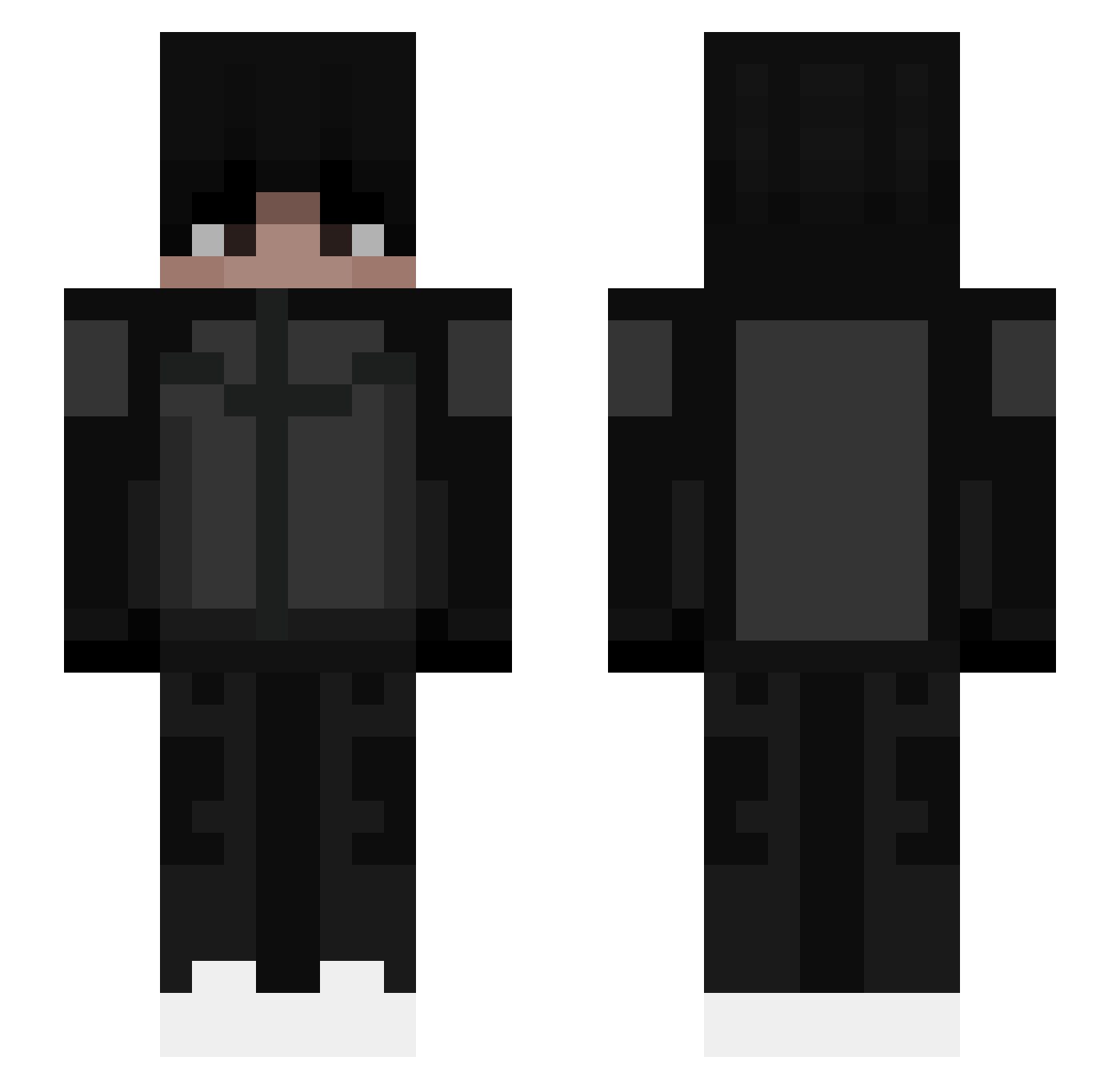 imsimoo Minecraft skin, front and back view