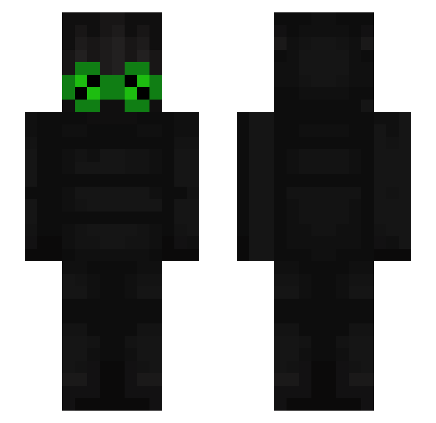 Snicks__ Minecraft skin, front and back view
