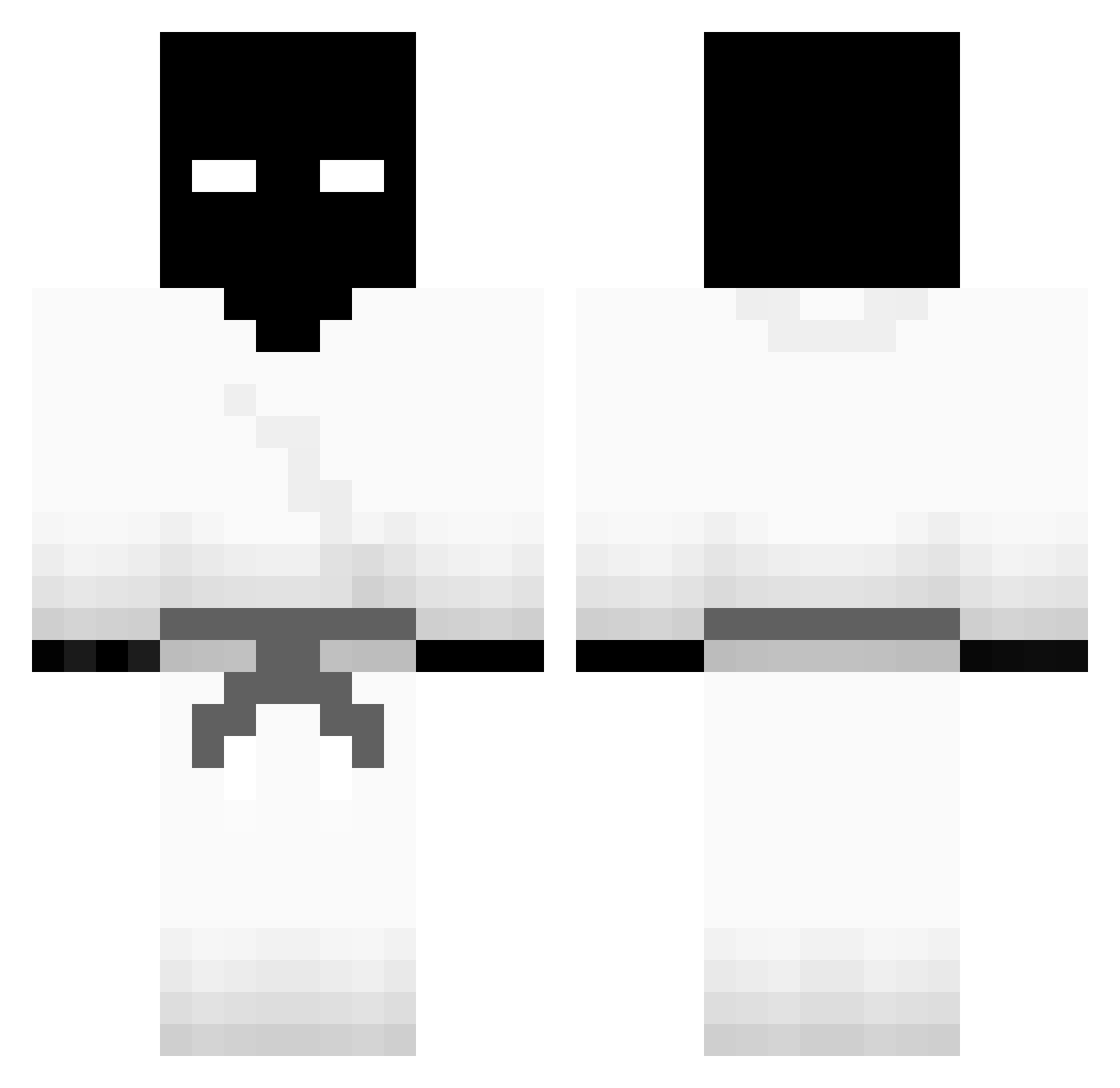 youtubegod_GG Minecraft skin, front and back view