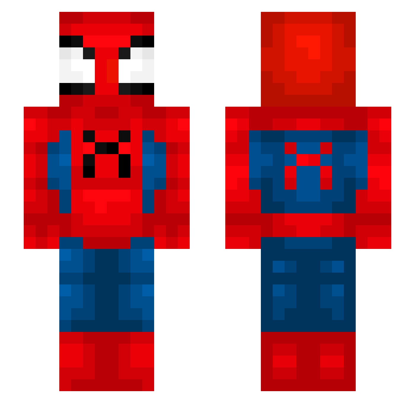 Leif_Gw1892 Minecraft skin, front and back view