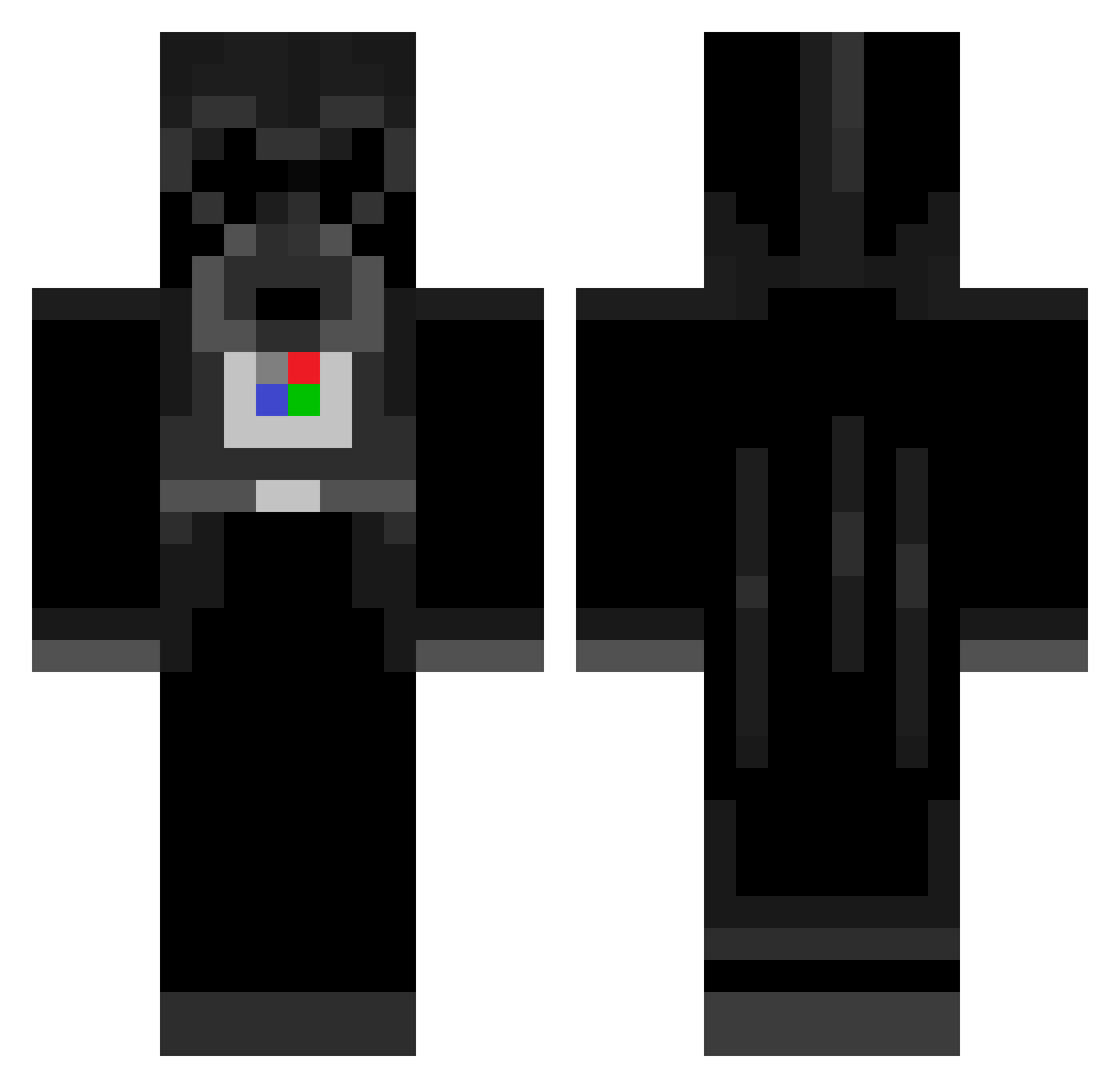 KucukKudurdum Minecraft skin, front and back view