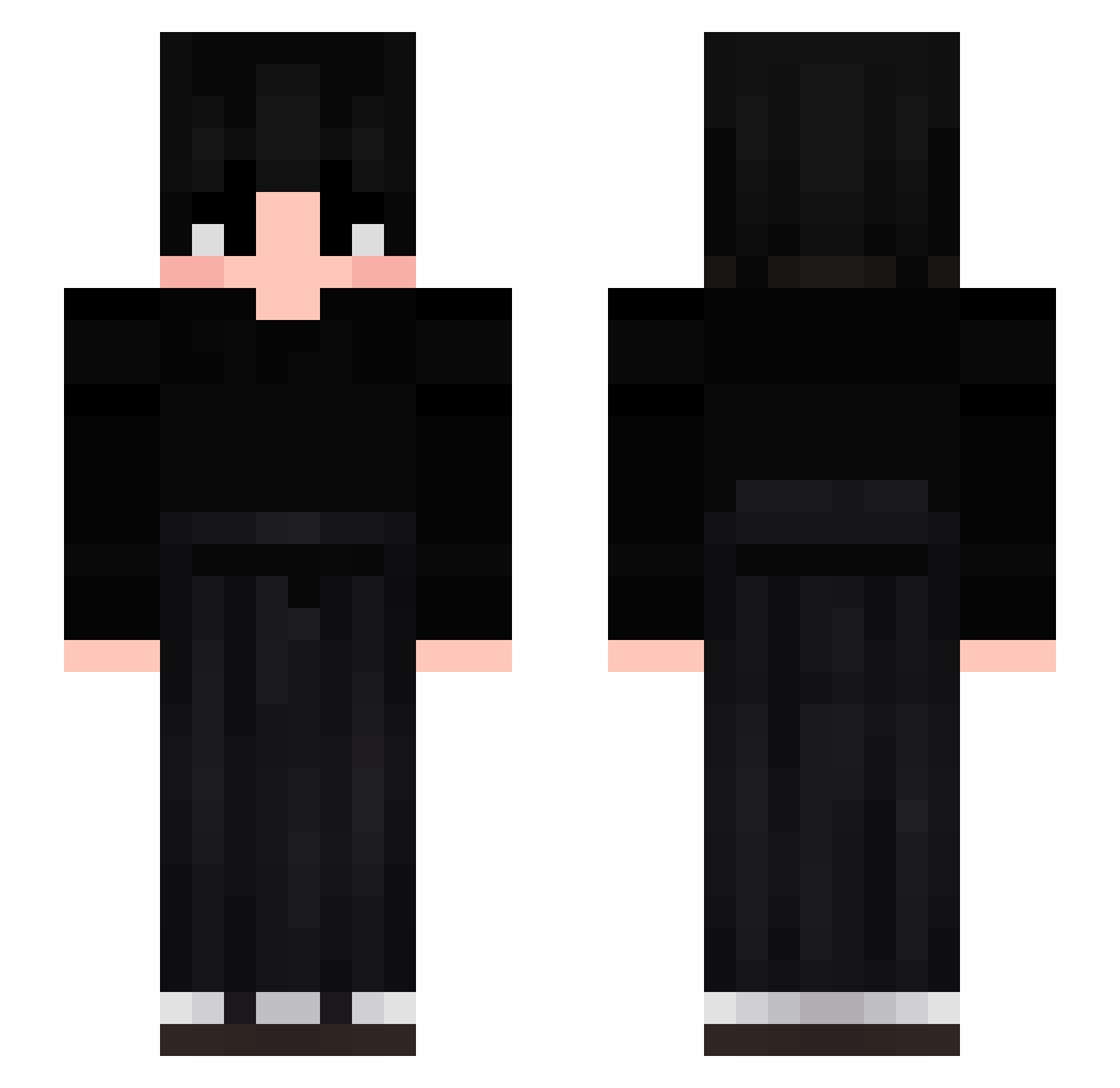 ItsAmir91 Minecraft skin, front and back view