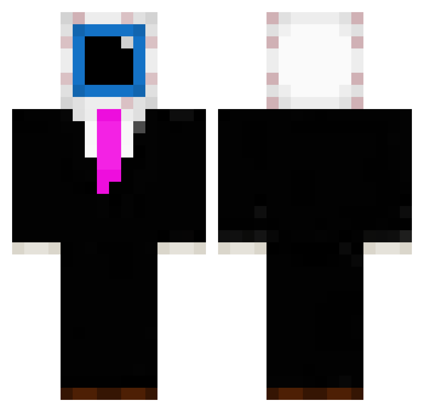 dmweez9 Minecraft skin, front and back view