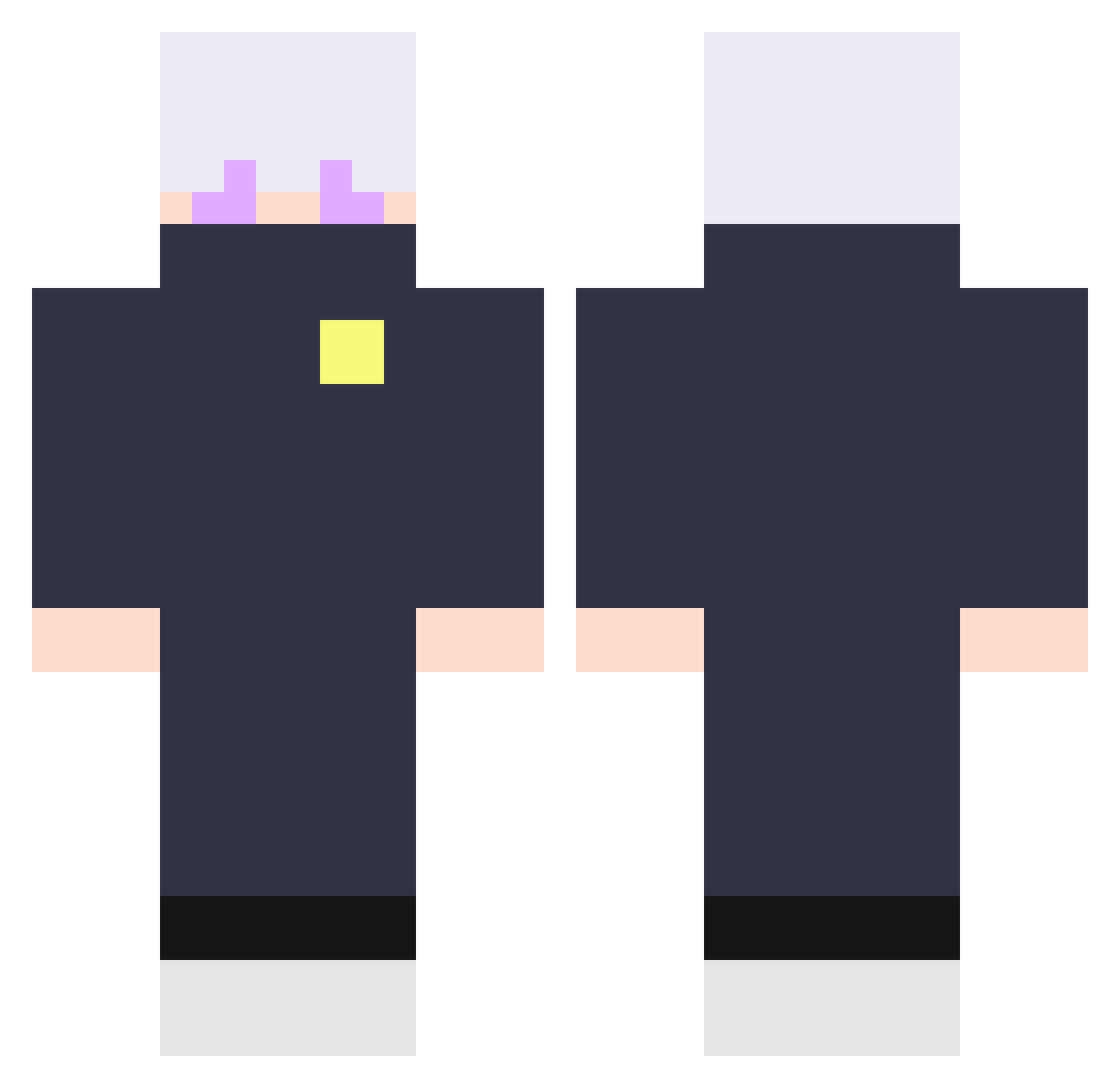 bigketchup Minecraft skin, front and back view