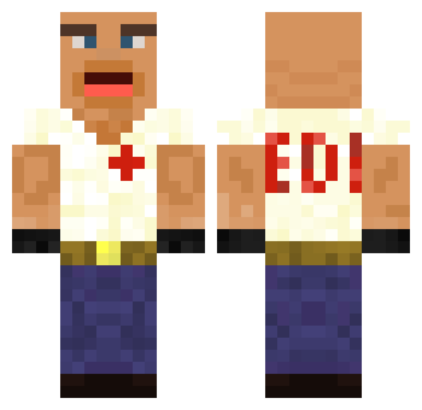 ttvmakkaPakka Minecraft skin, front and back view