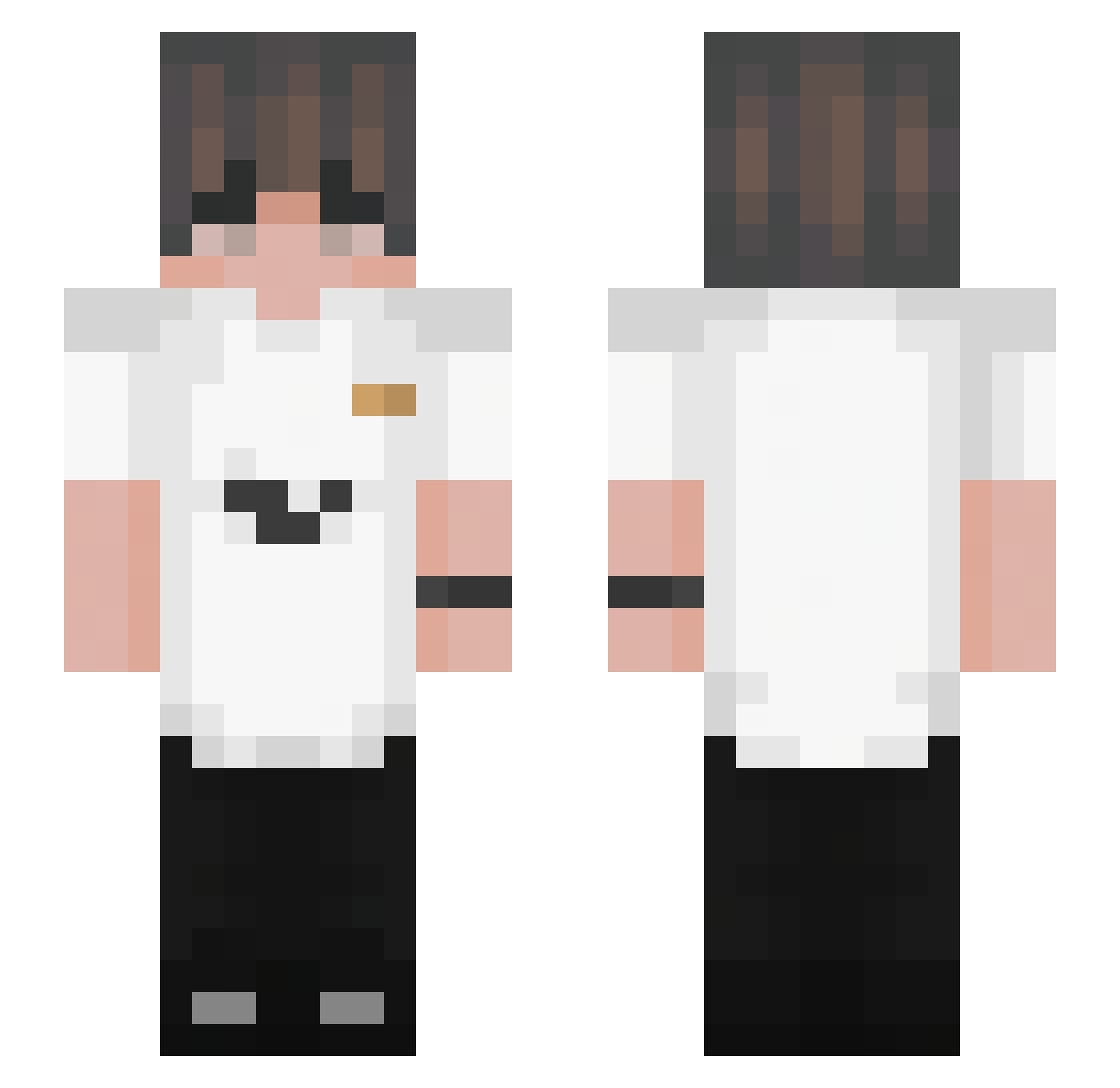 NotTommy96 Minecraft skin, front and back view