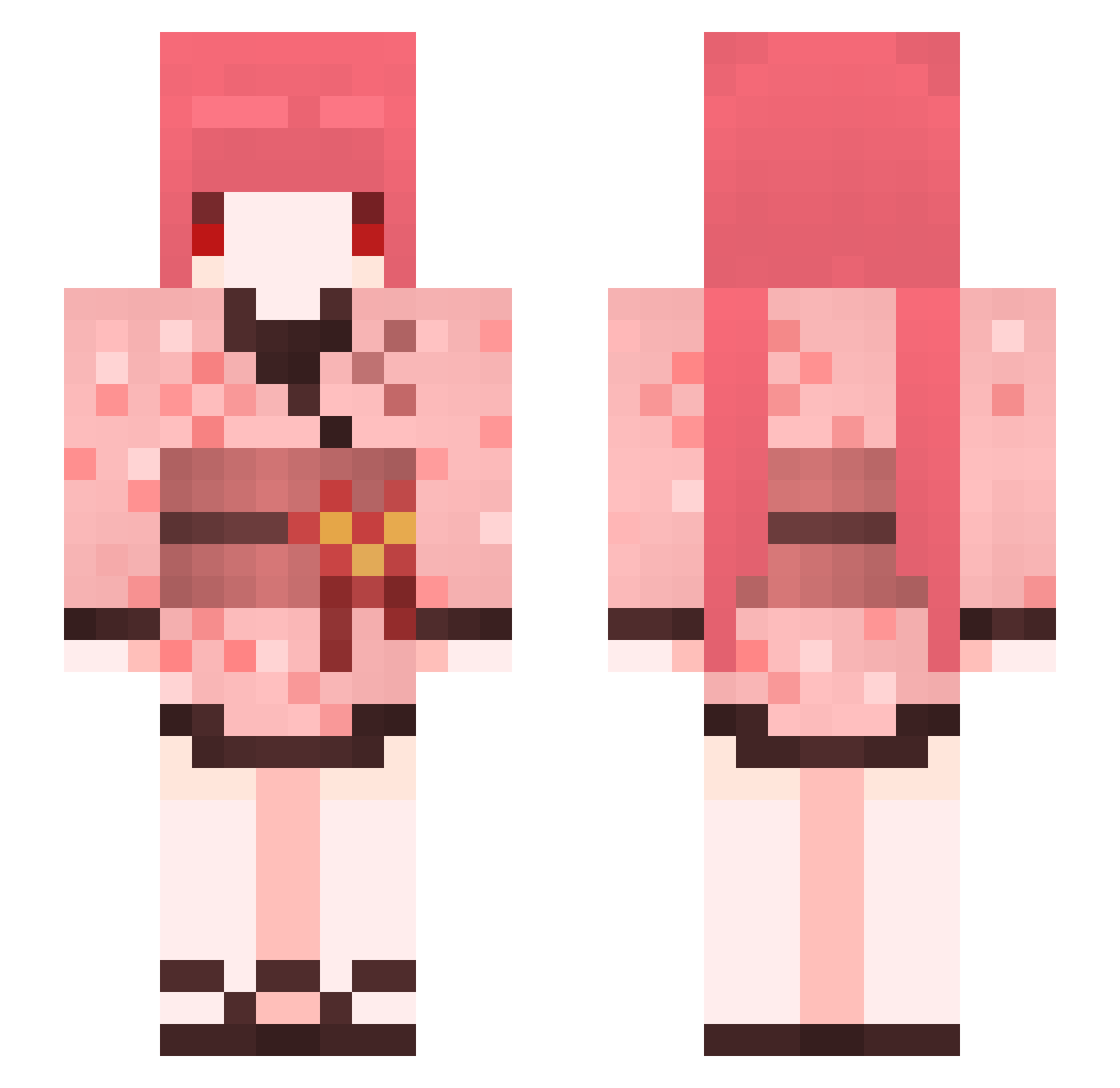 oddajesz_ Minecraft skin, front and back view