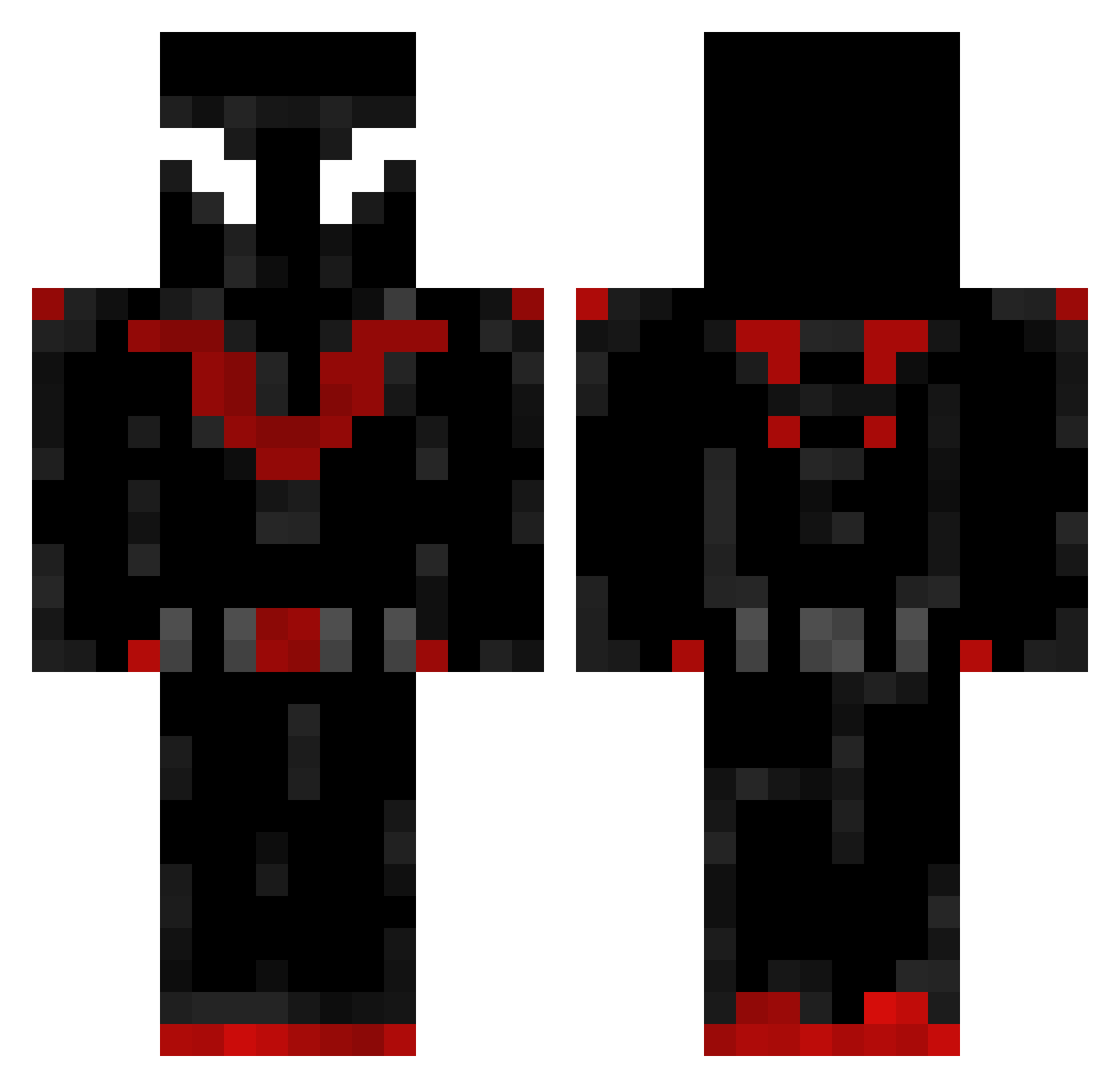MONKEYMAN2292 Minecraft skin, front and back view