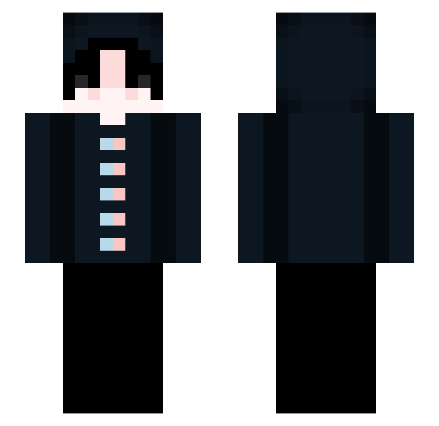 wuai_yo Minecraft skin, front and back view