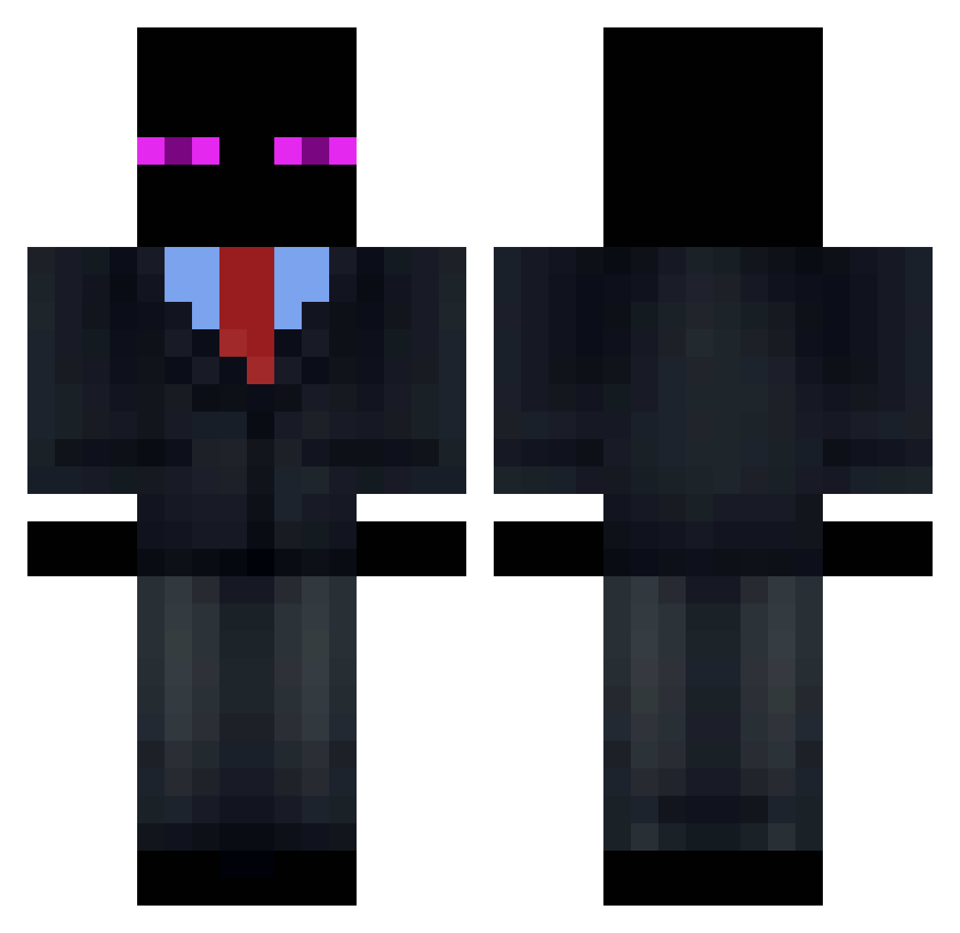 RandyMan2007 Minecraft skin, front and back view