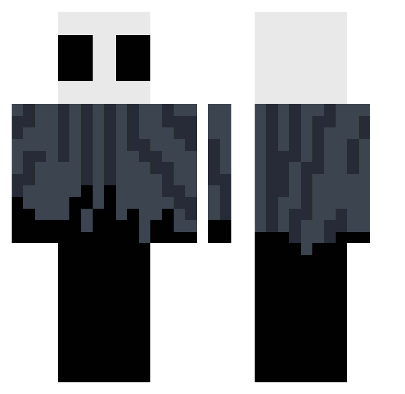 PreppiUser67 Minecraft skin, front and back view