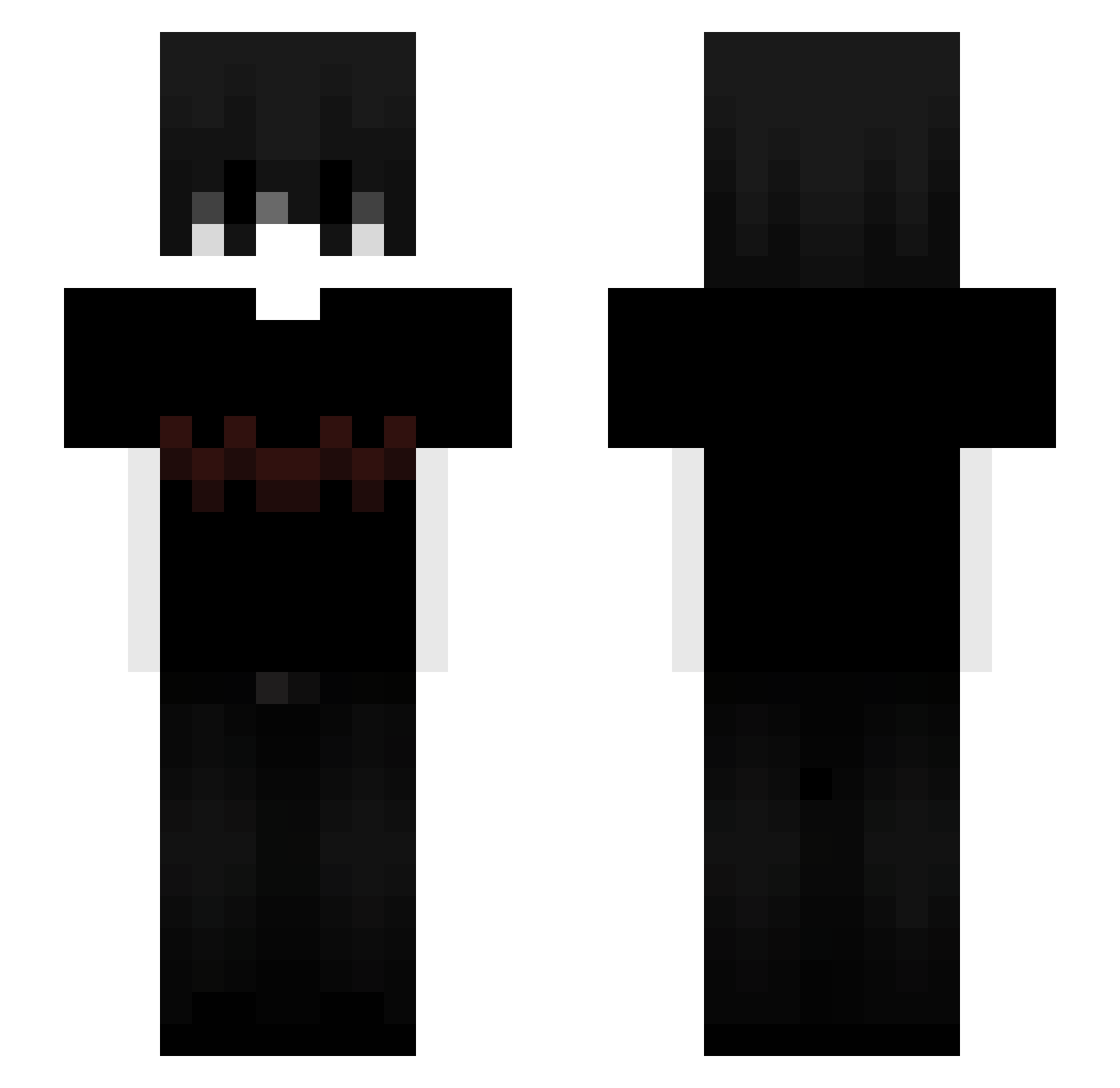 Ato_____ Minecraft skin, front and back view