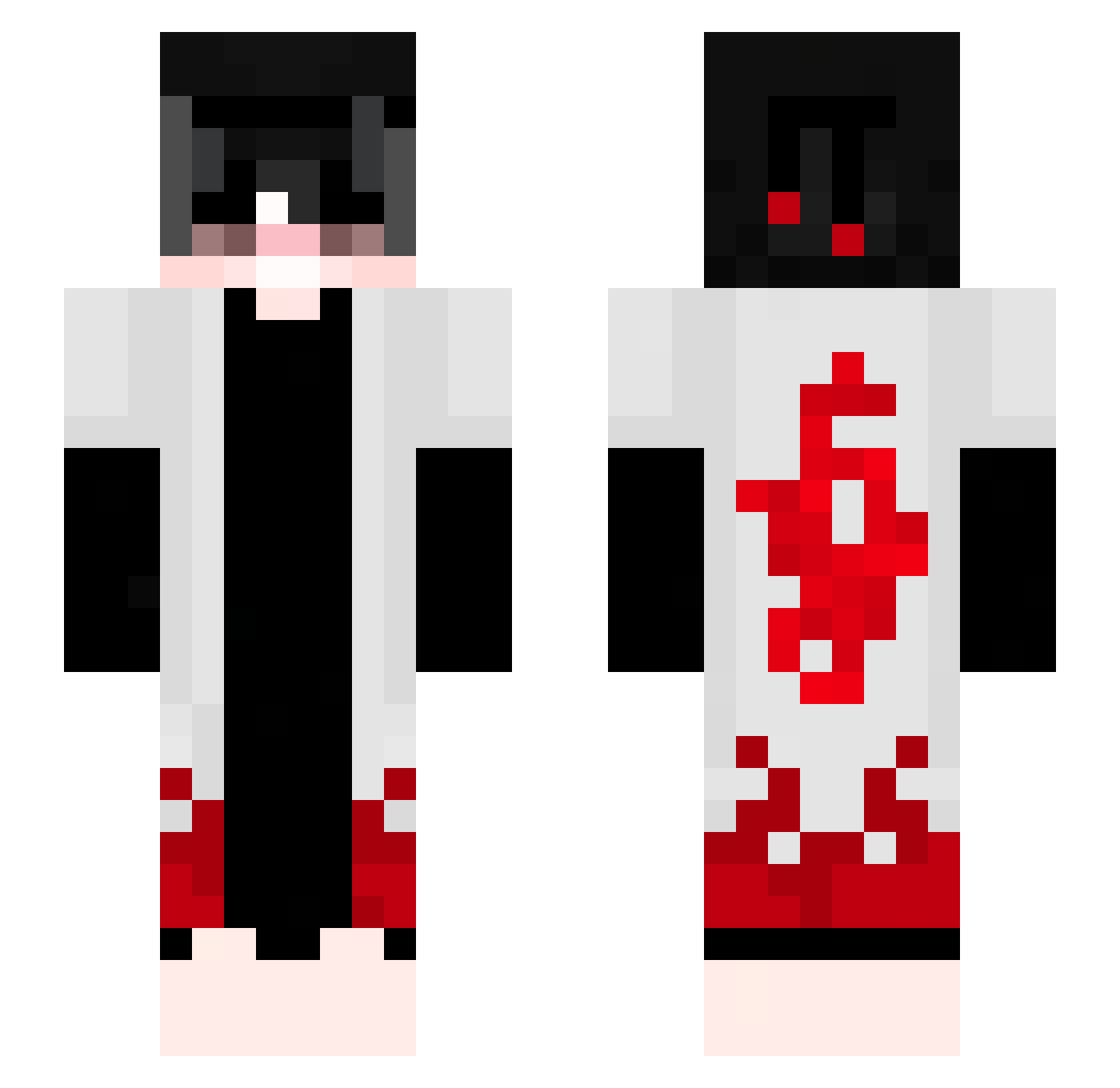 guneyct Minecraft skin, front and back view
