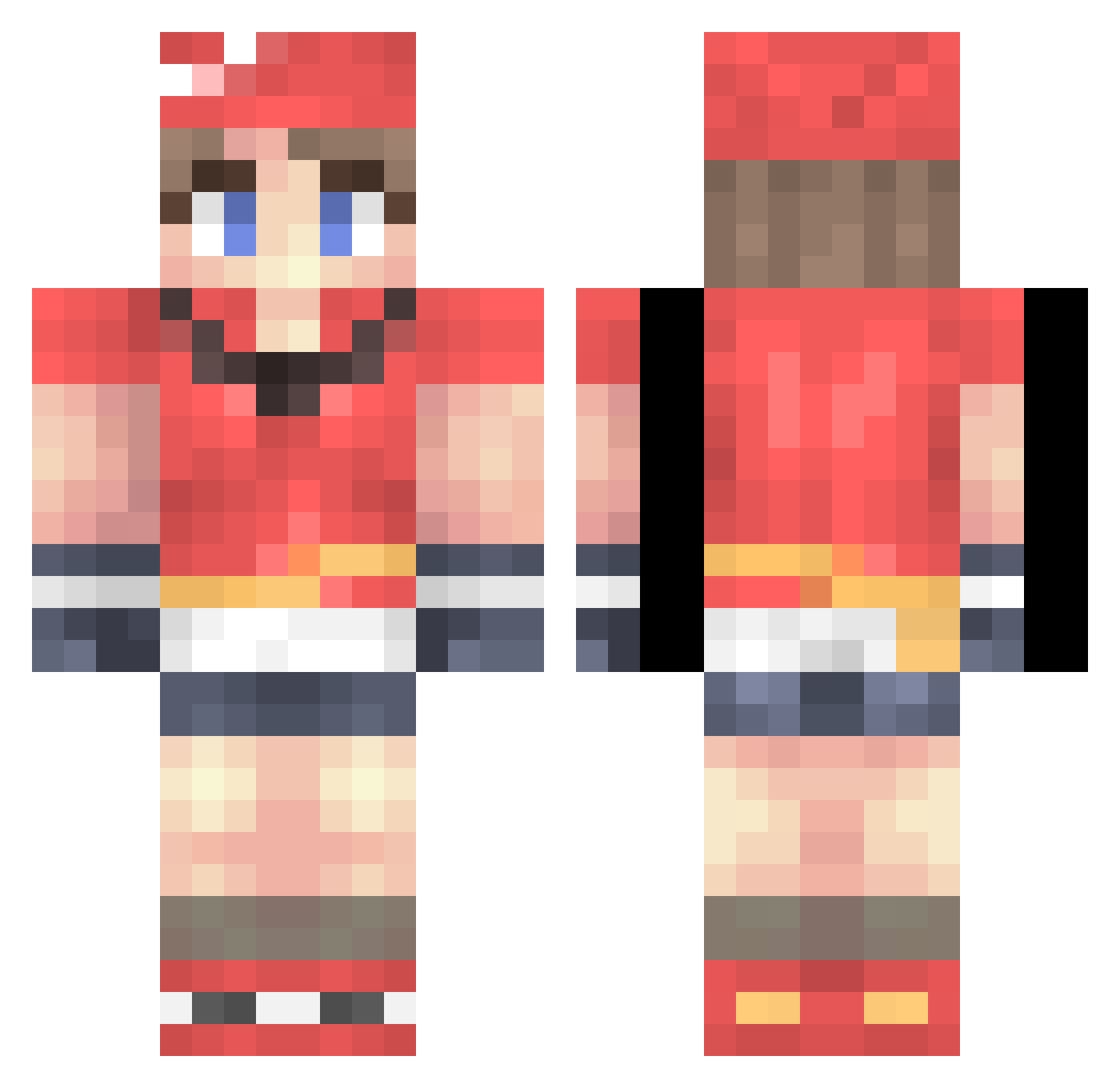 seulwoo0429 Minecraft skin, front and back view